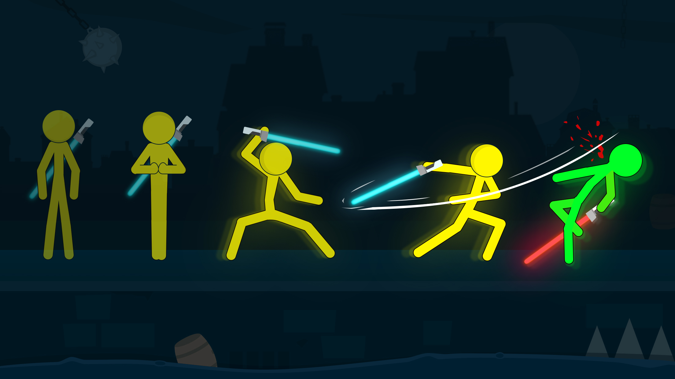 اسکرین شات 5 بازی Super Stick Fighting Battle