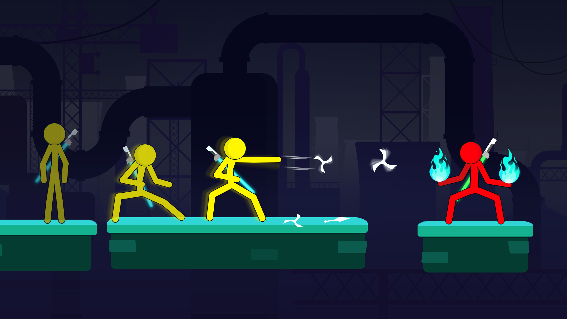 اسکرین شات 3 بازی Super Stick Fighting Battle