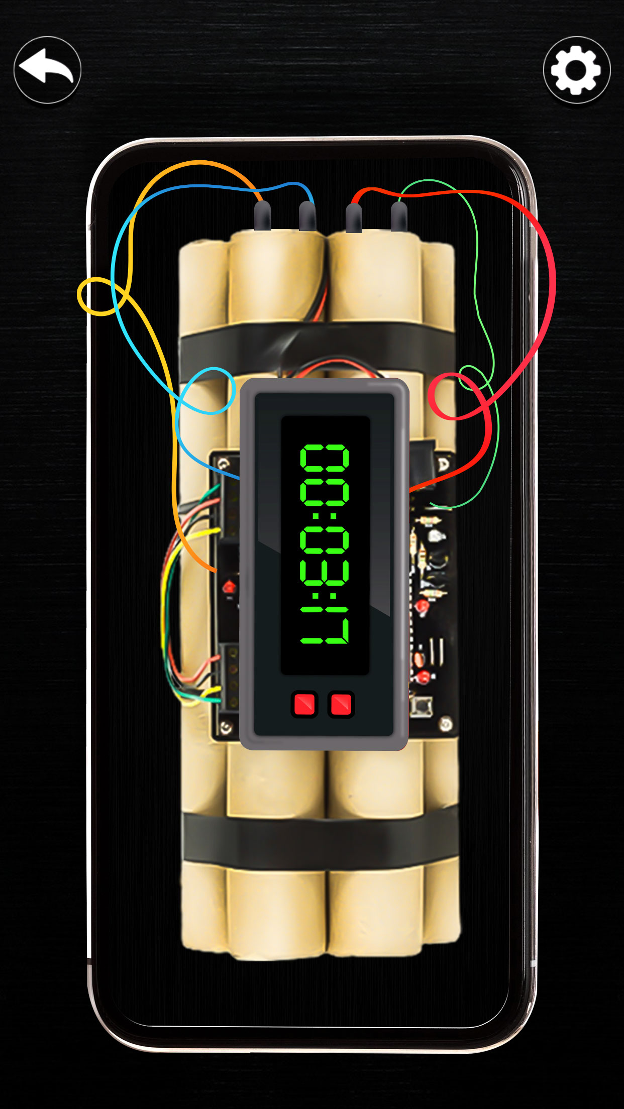 اسکرین شات 3 بازی Time Bomb Prank: Broken Screen