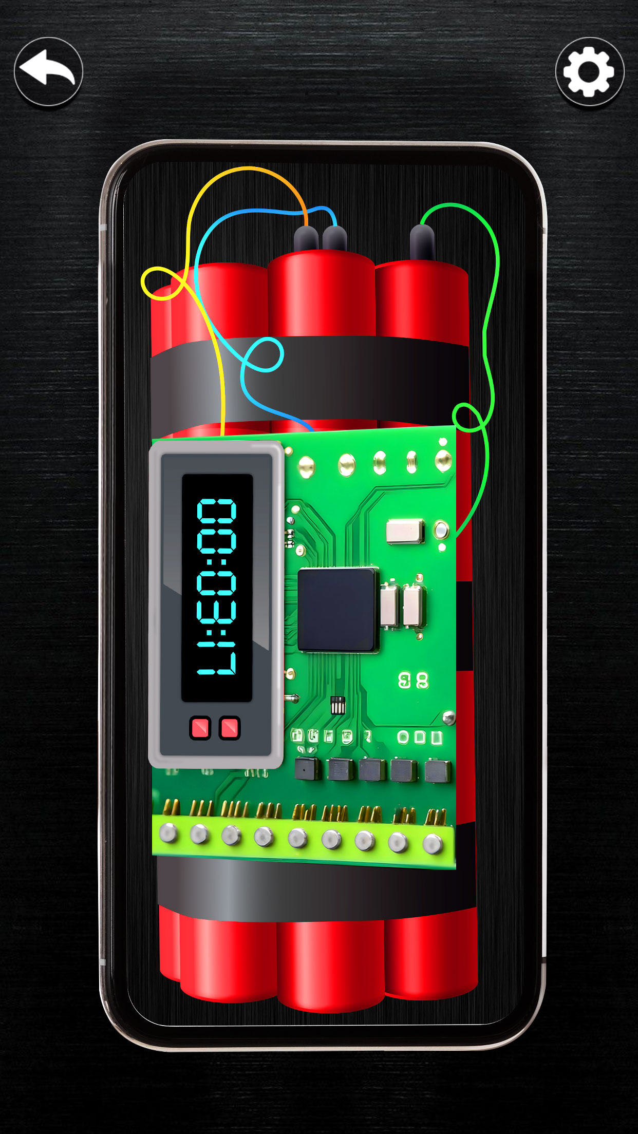 اسکرین شات 5 بازی Time Bomb Prank: Broken Screen