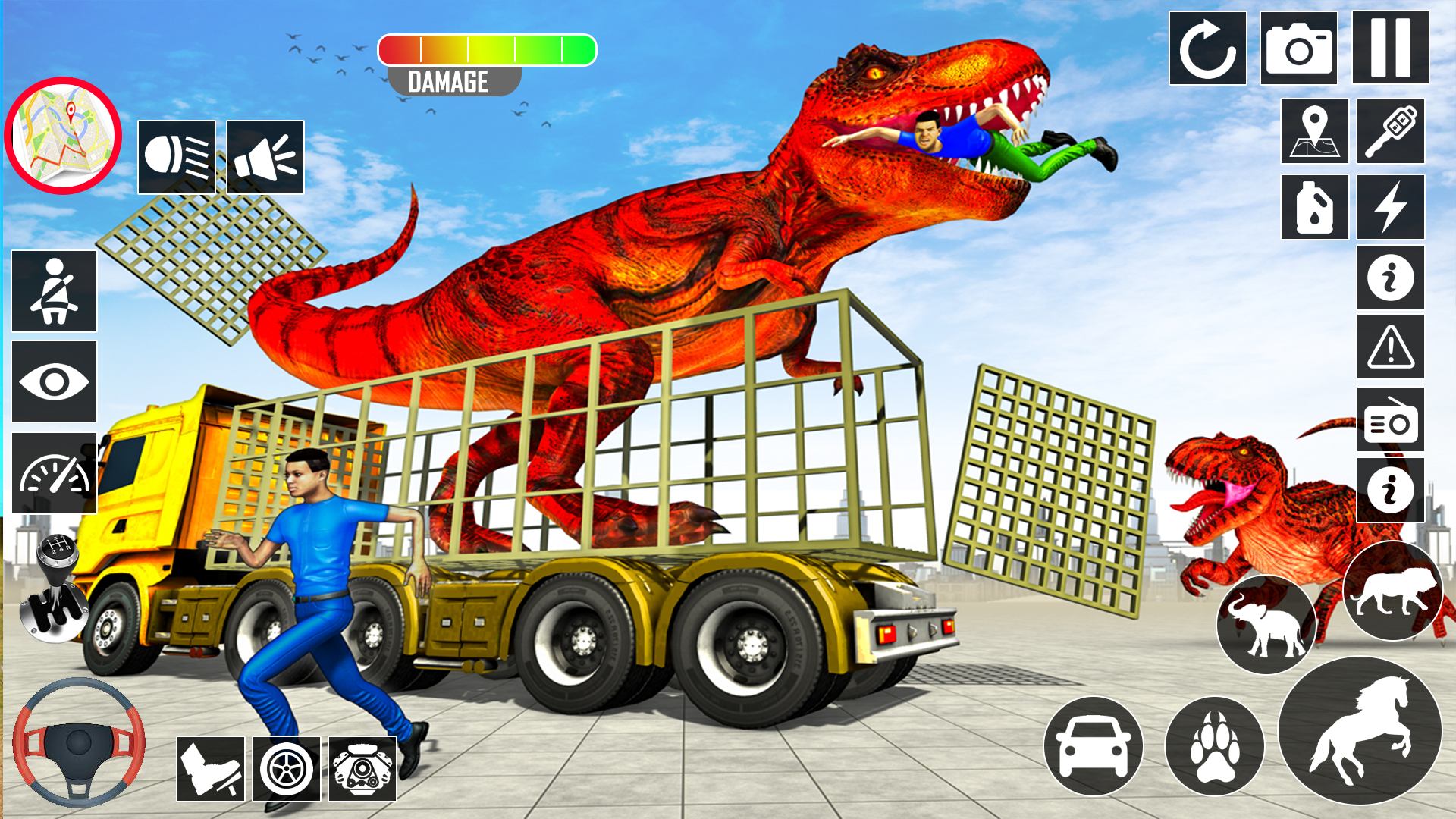 اسکرین شات 5 برنامه Wild Animal Transport Truck