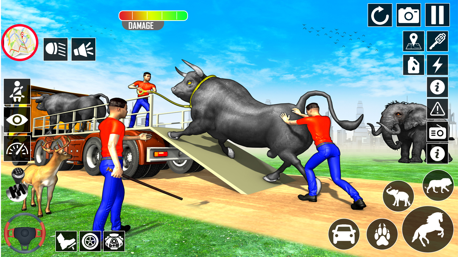 اسکرین شات 6 برنامه Wild Animal Transport Truck
