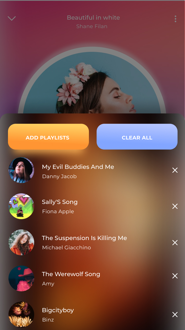 اسکرین شات 7 برنامه Music player