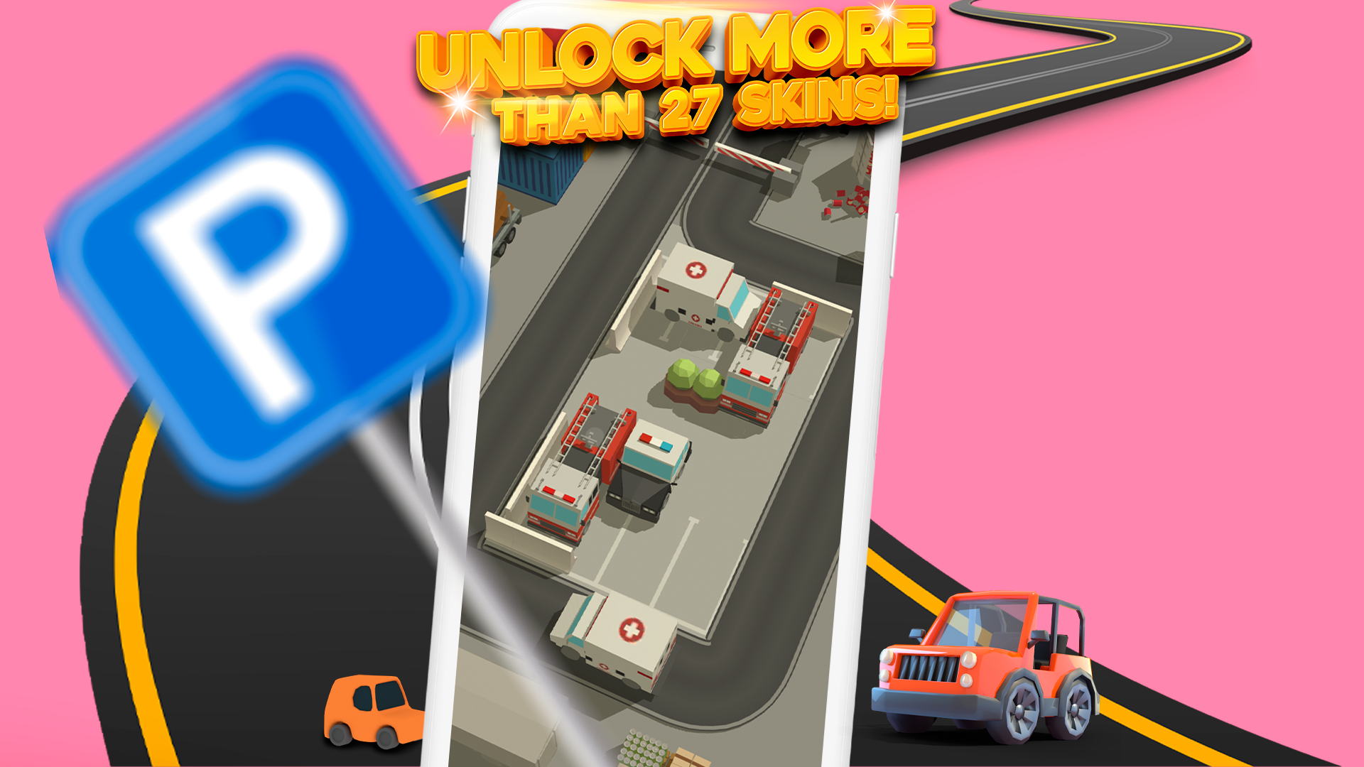 اسکرین شات 3 بازی Parking Jam 3D