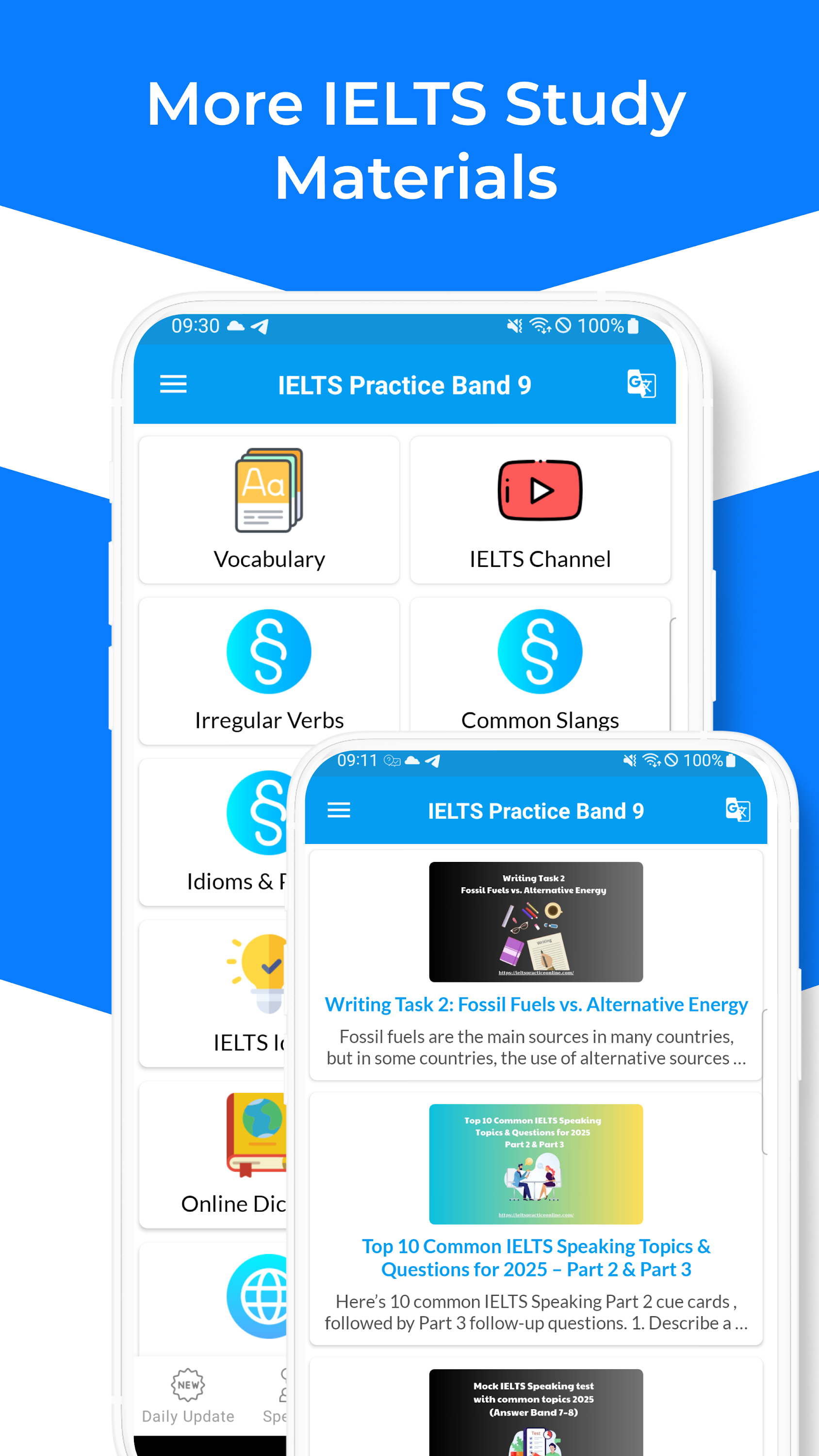اسکرین شات 6 برنامه IELTS Practice Band 9