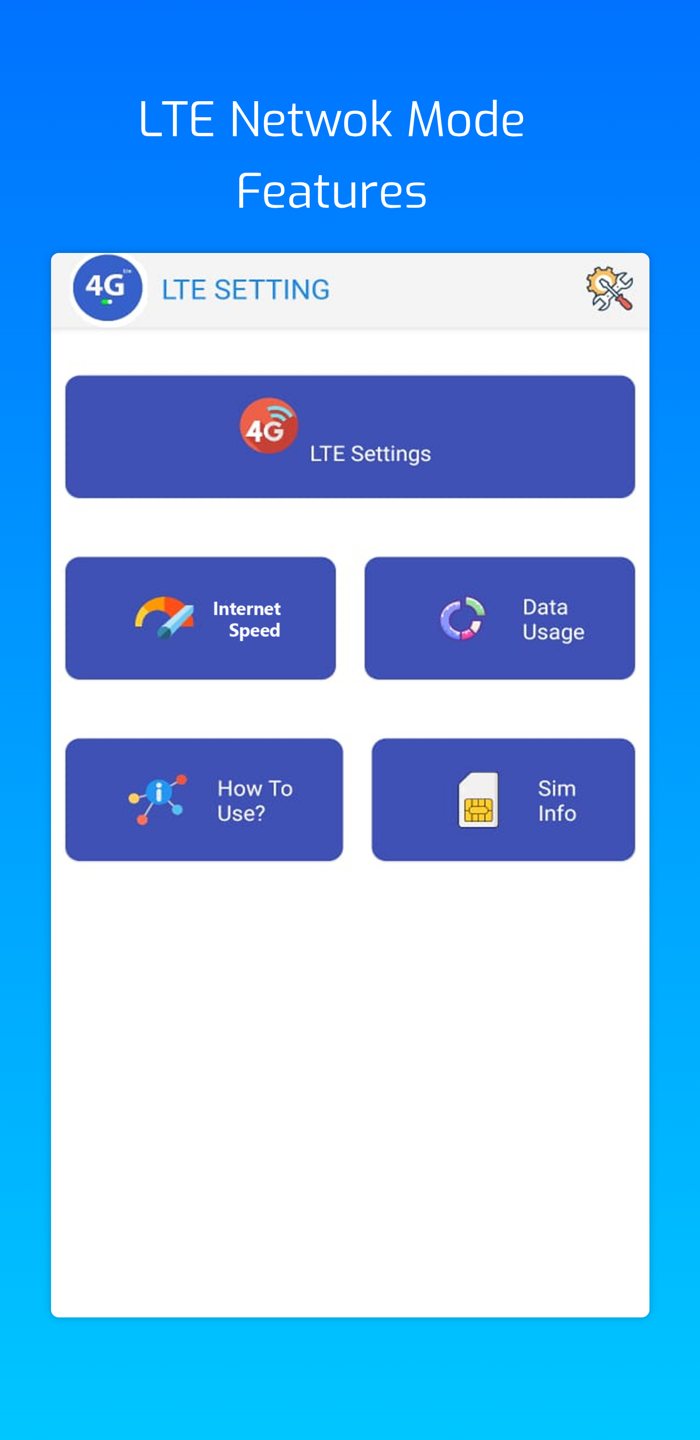 اسکرین شات 1 برنامه 4G Lte Network Mode Only