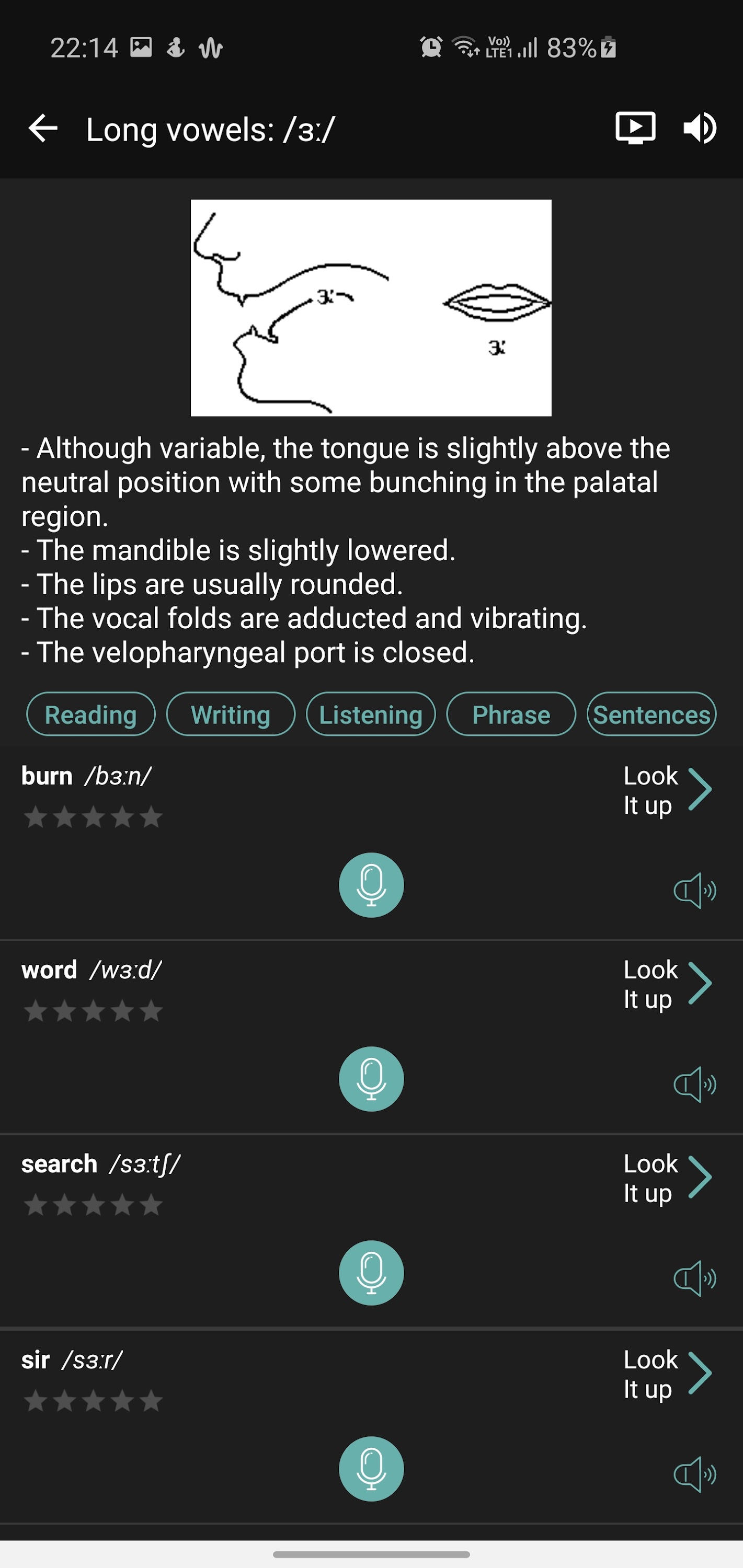اسکرین شات 6 برنامه Pronounce It Right