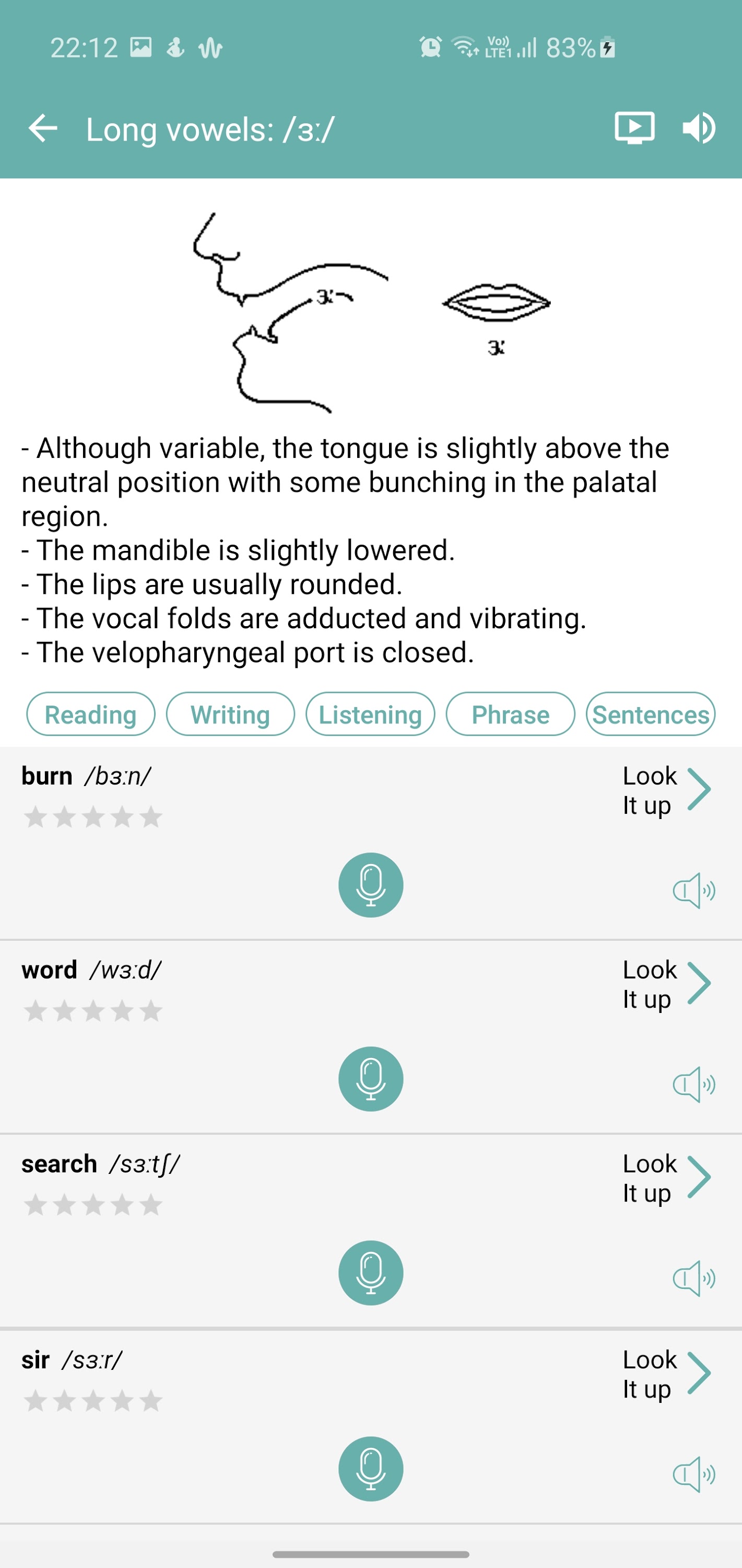 اسکرین شات 2 برنامه Pronounce It Right
