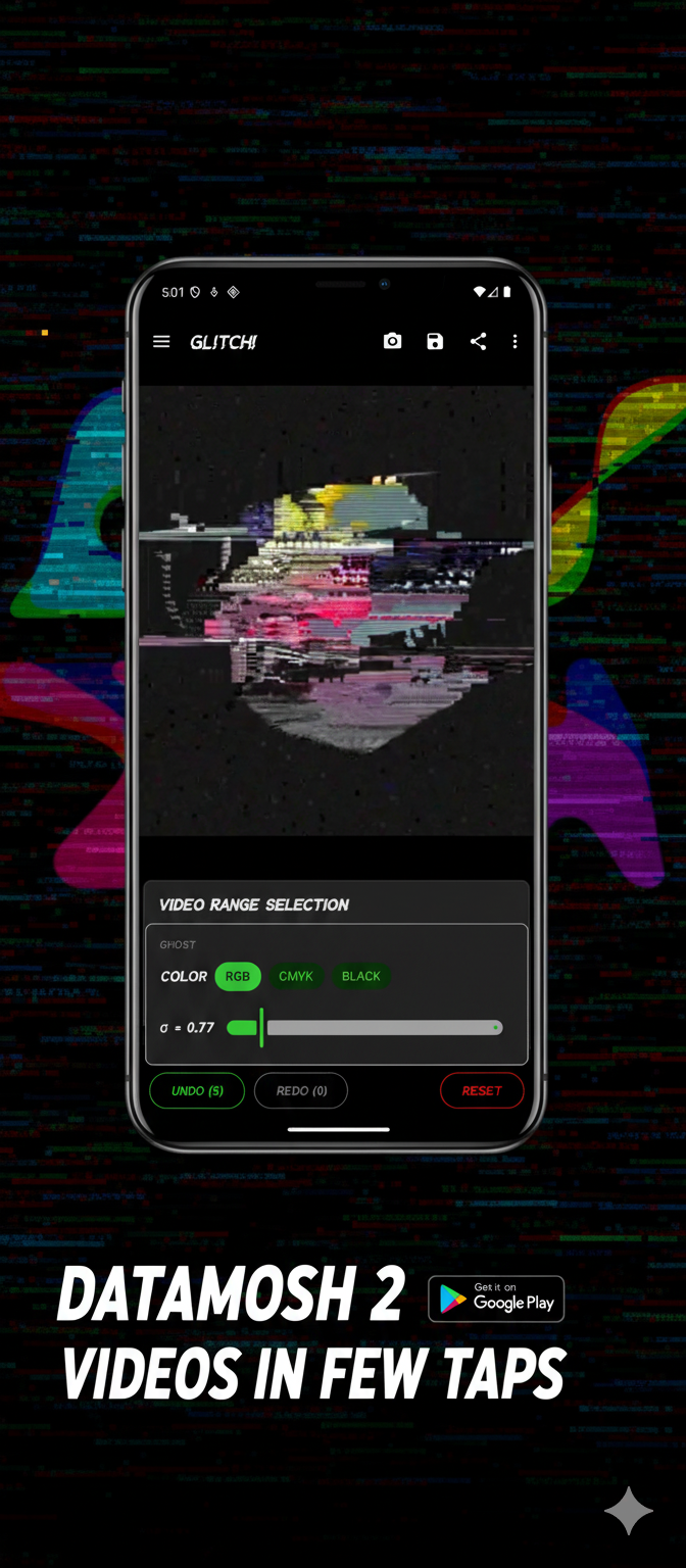 اسکرین شات 1 برنامه Glitch! (glitch4ndroid)
