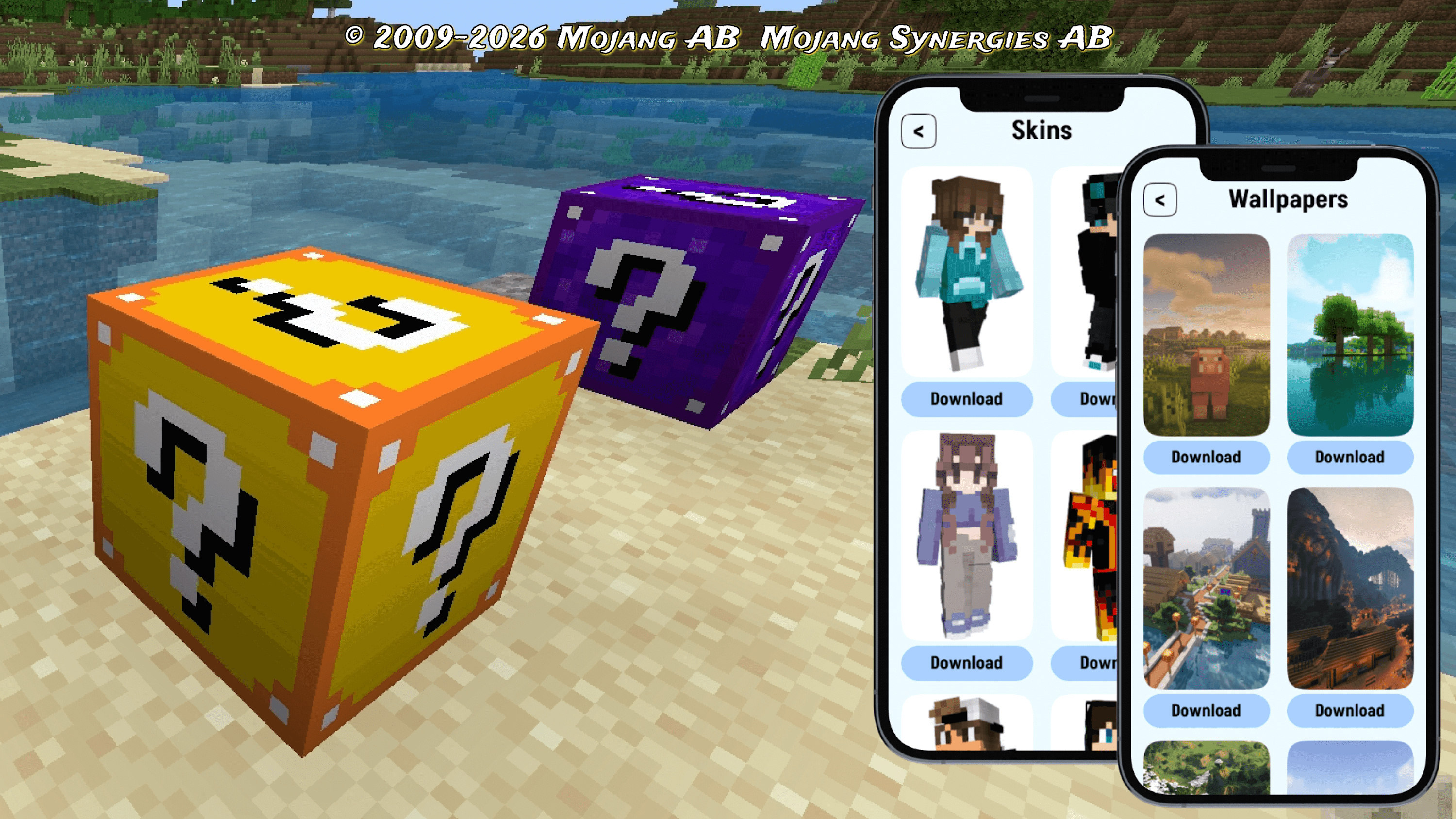 اسکرین شات 4 برنامه Lucky block mod