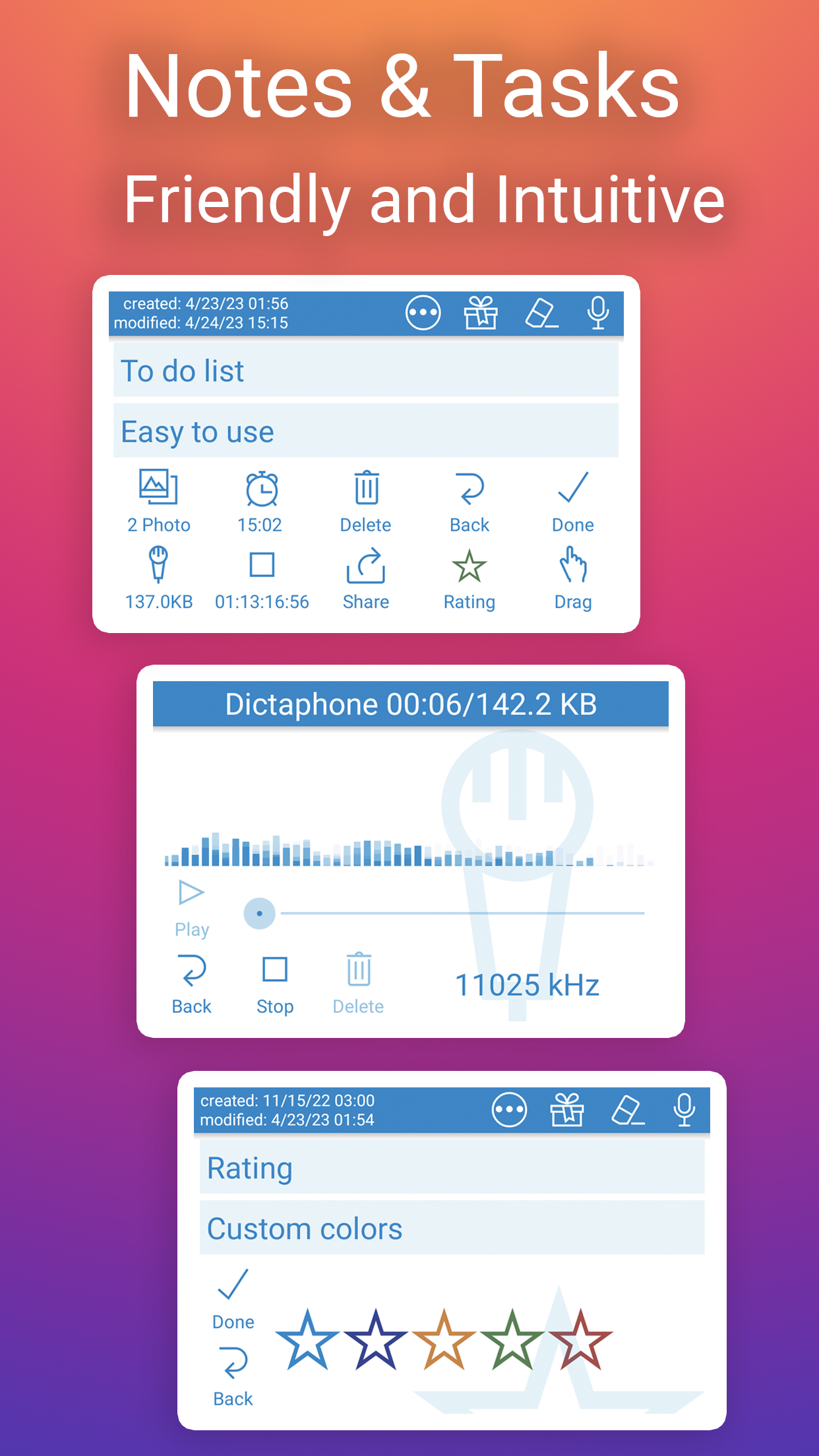 اسکرین شات 4 برنامه NoteToDo - Notes & To Do List