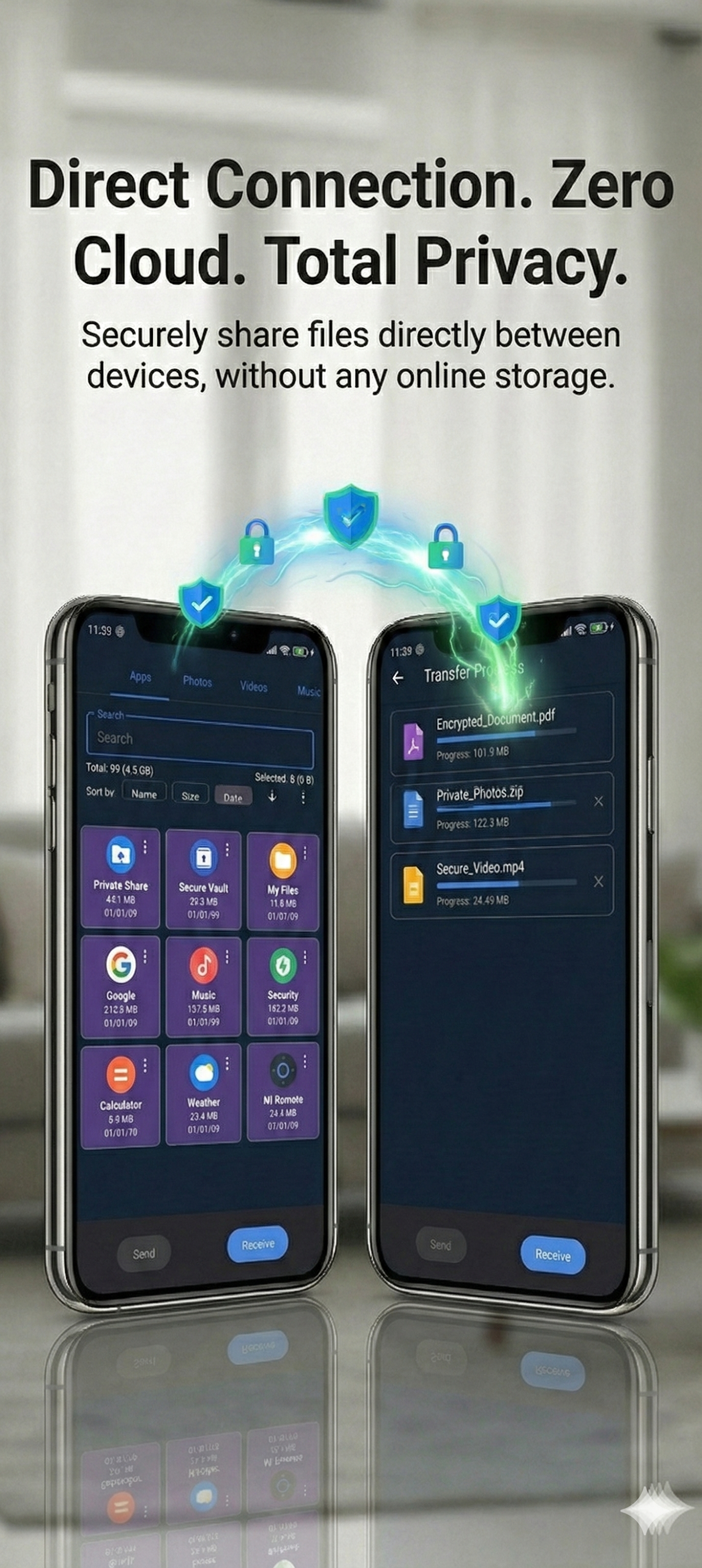 اسکرین شات 7 برنامه Apk Share Bluetooth