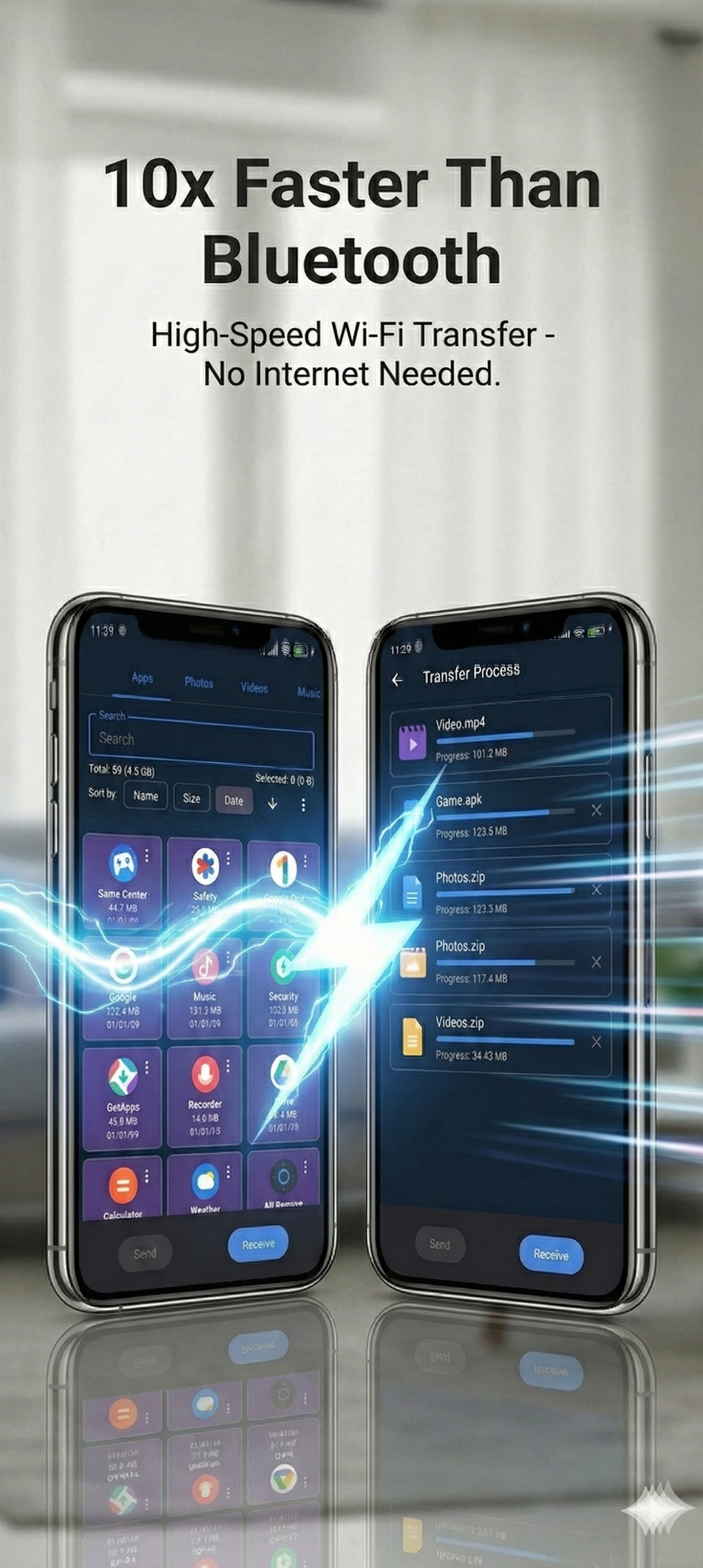 اسکرین شات 6 برنامه Apk Share Bluetooth