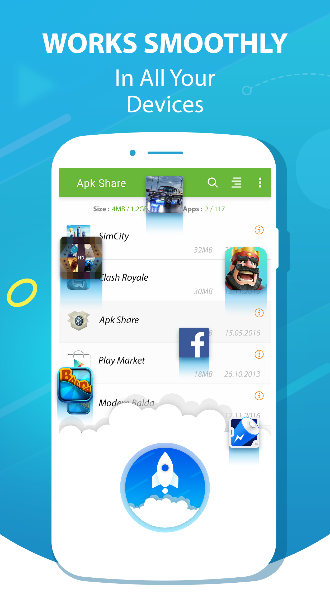 اسکرین شات 2 برنامه Apk Share Bluetooth