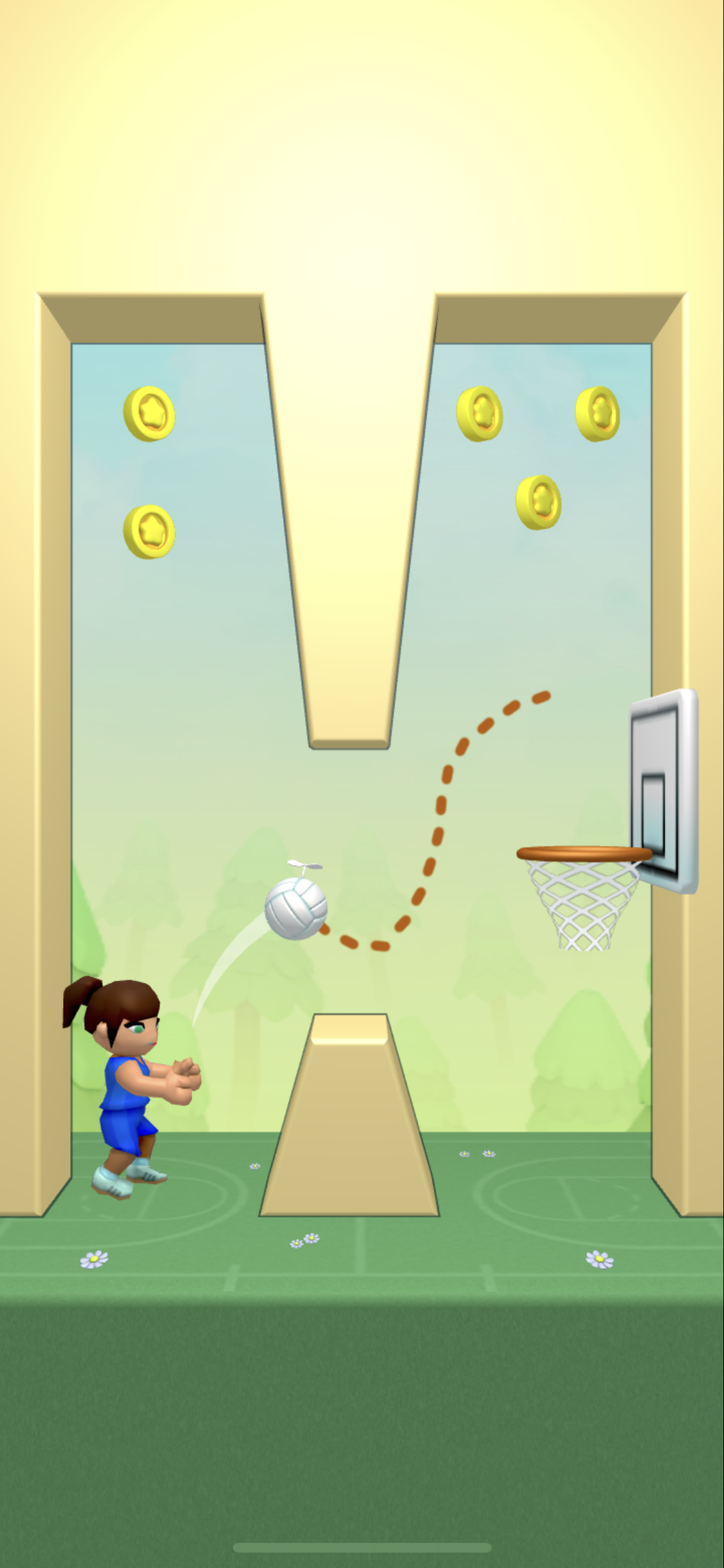 اسکرین شات 2 بازی Doodle Dunk
