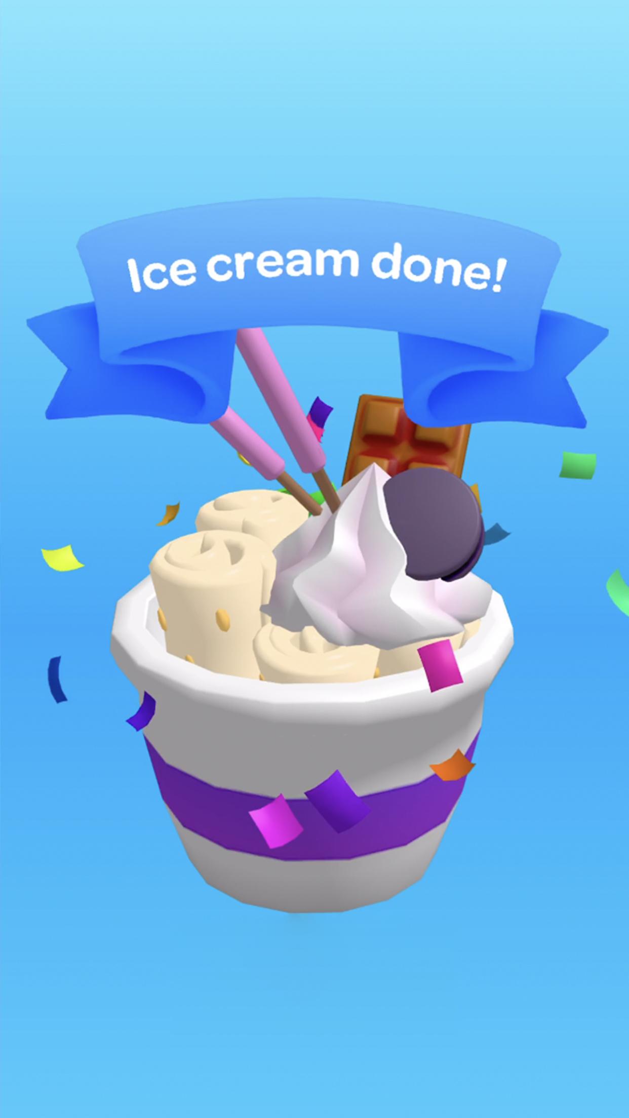 اسکرین شات 2 بازی Ice Cream Roll
