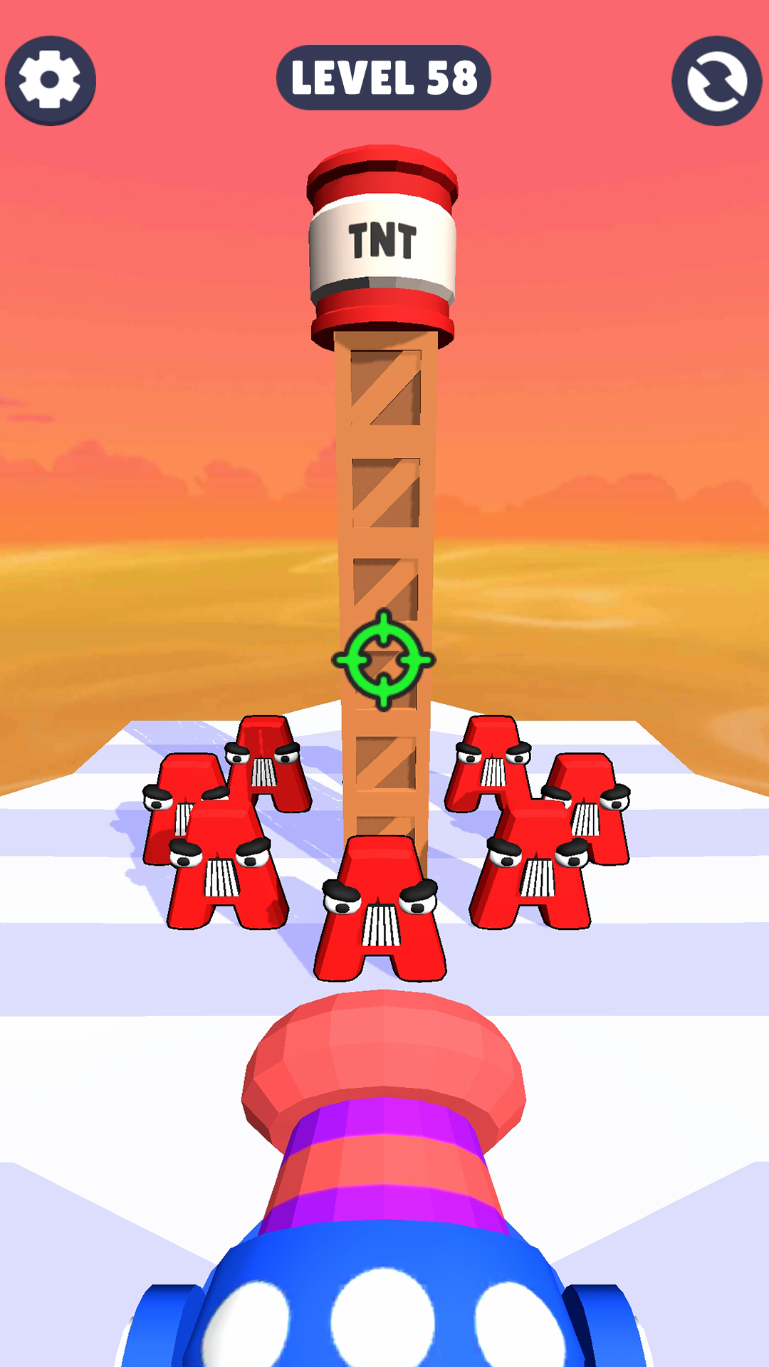 اسکرین شات 7 بازی Happy Cannon Number 3D