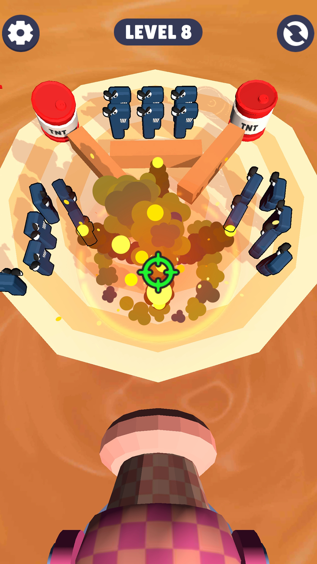 اسکرین شات 2 بازی Happy Cannon Number 3D