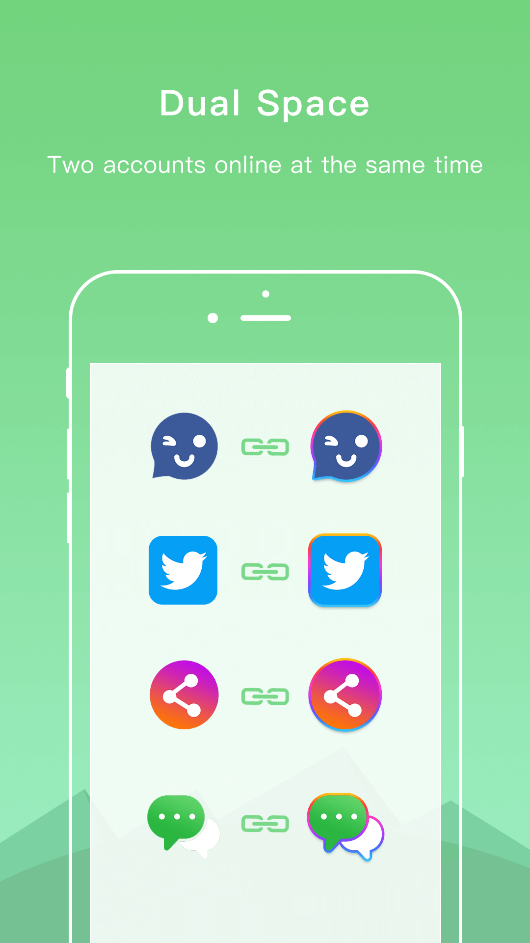 اسکرین شات 2 برنامه Dual Space - Multiple Accounts