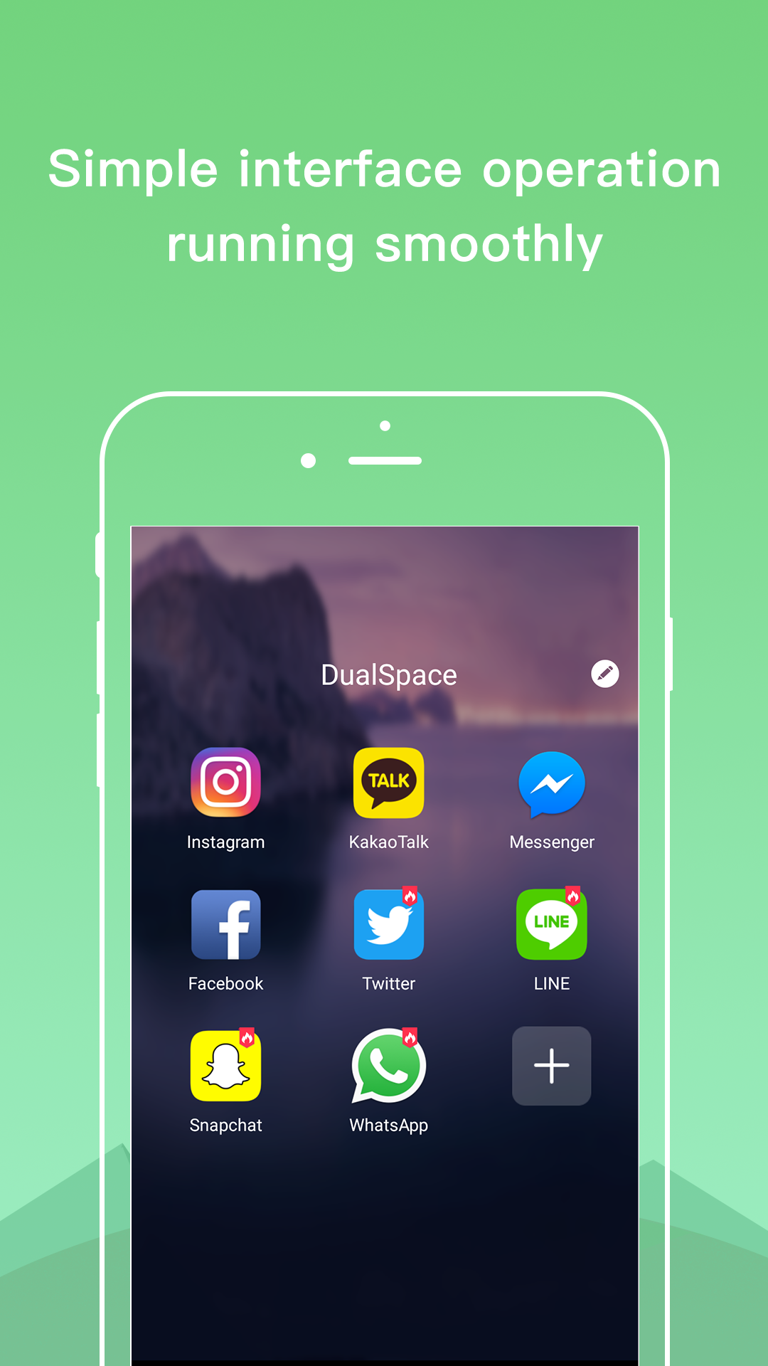 اسکرین شات 1 برنامه Dual Space Lite-Multi Accounts