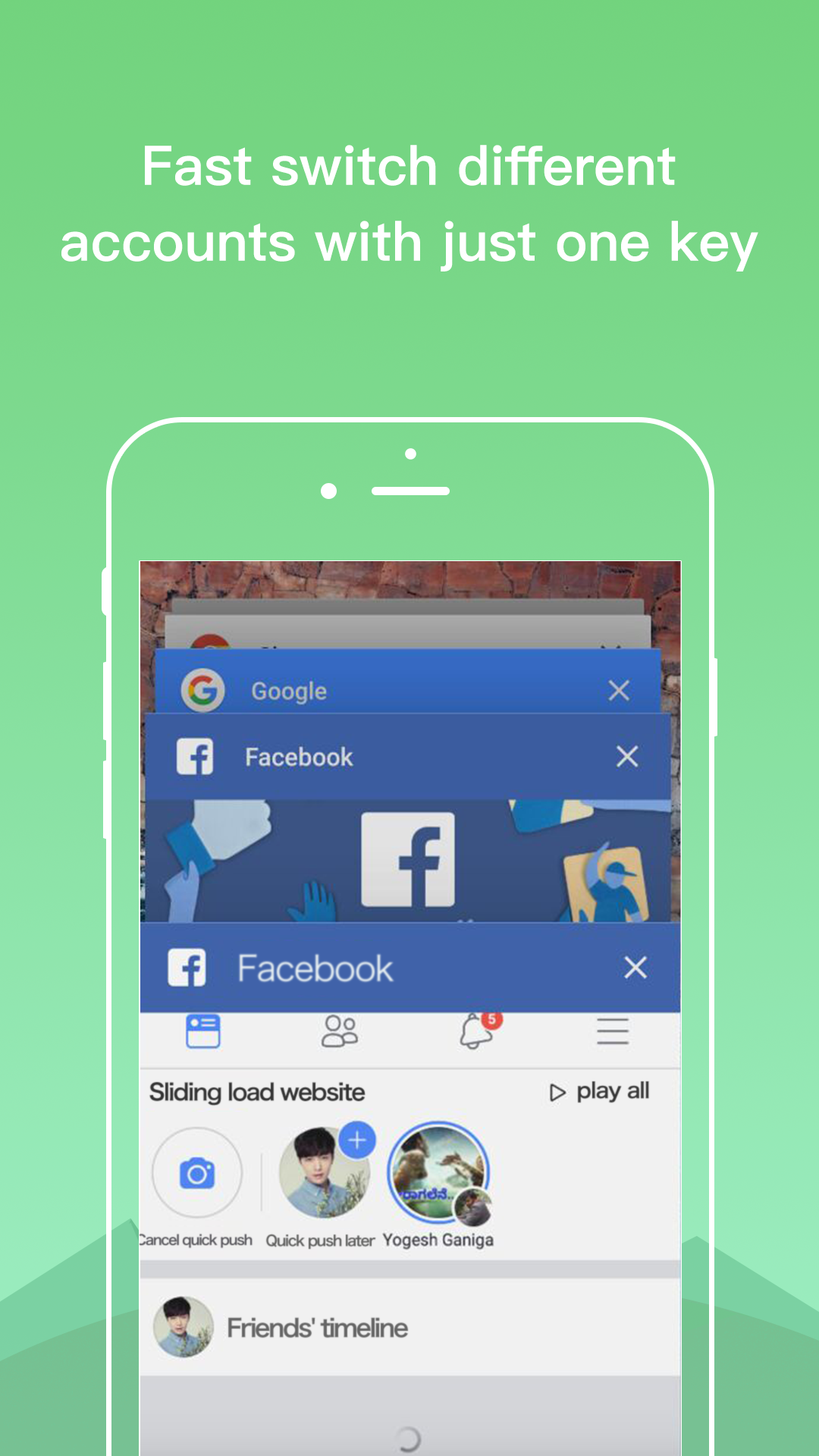 اسکرین شات 6 برنامه Dual Space Lite-Multi Accounts
