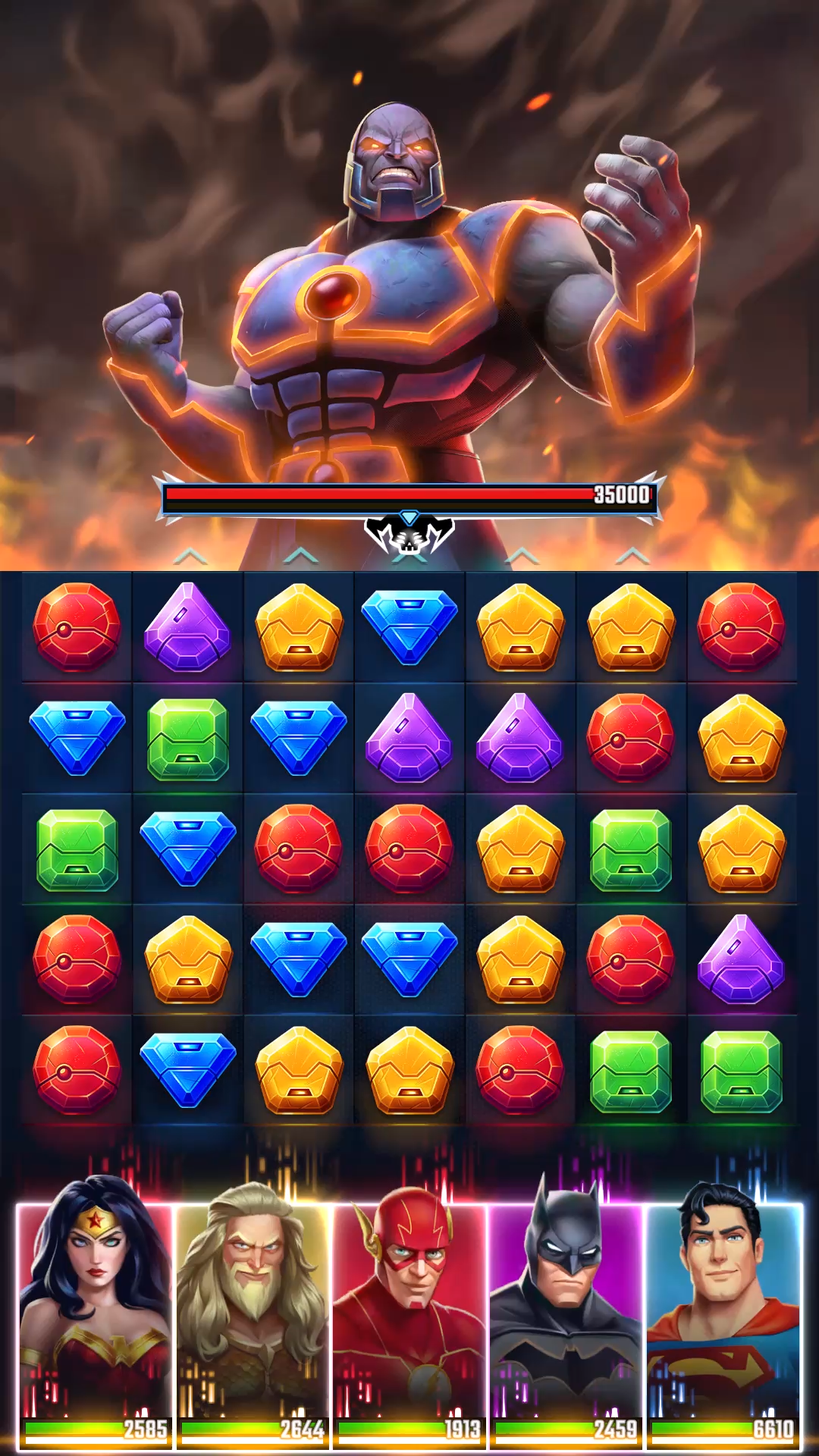 اسکرین شات 8 بازی DC Heroes & Villains: Match 3
