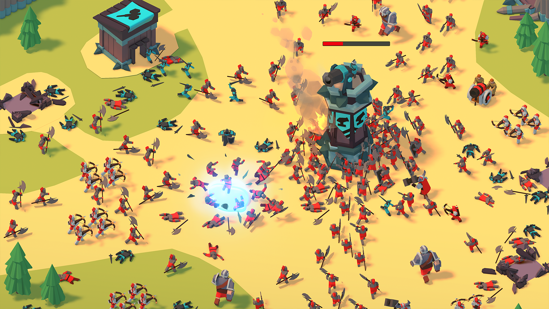 اسکرین شات 4 بازی Idle Siege: War Tycoon Game
