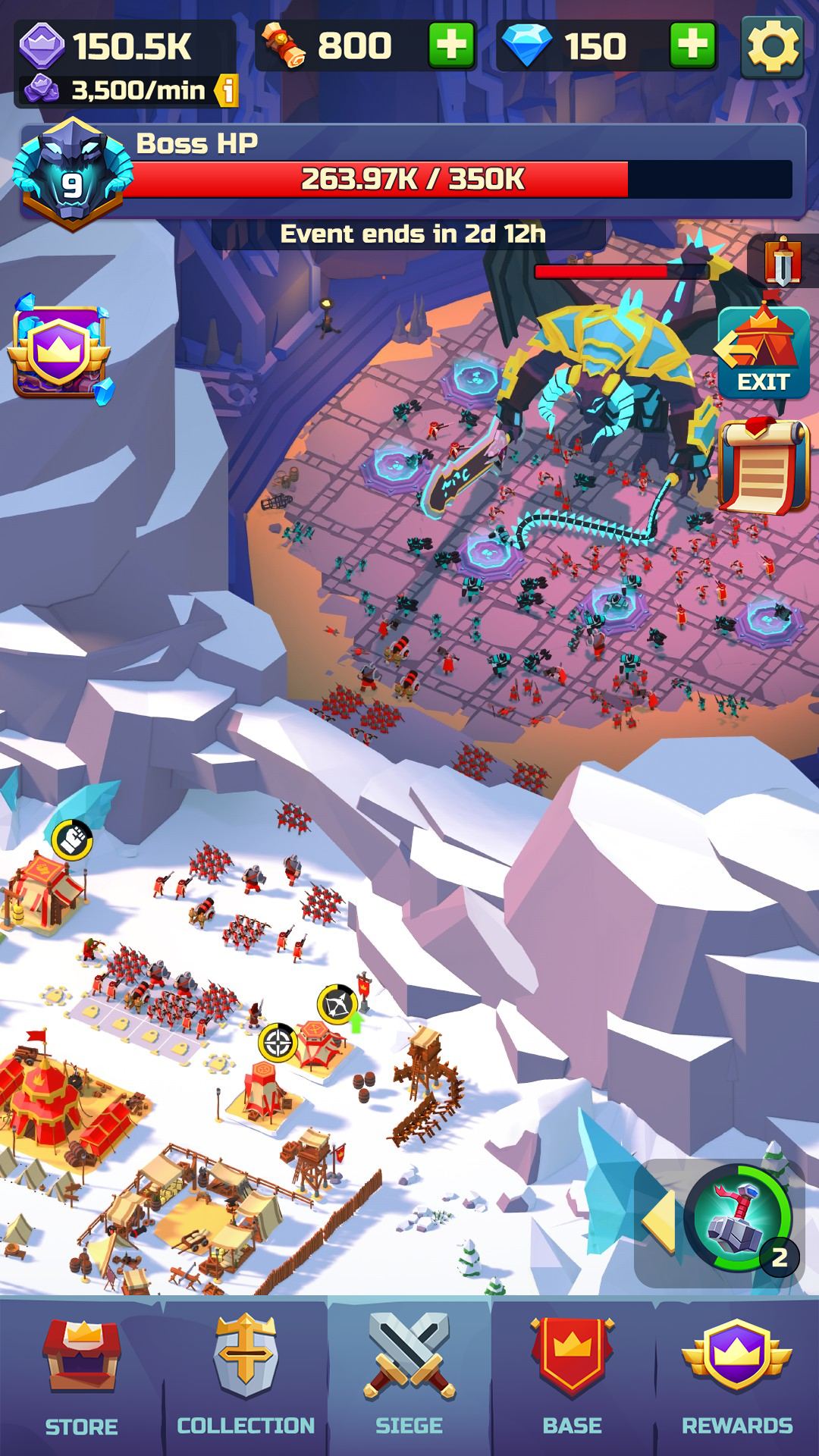 اسکرین شات 7 بازی Idle Siege: War Tycoon Game