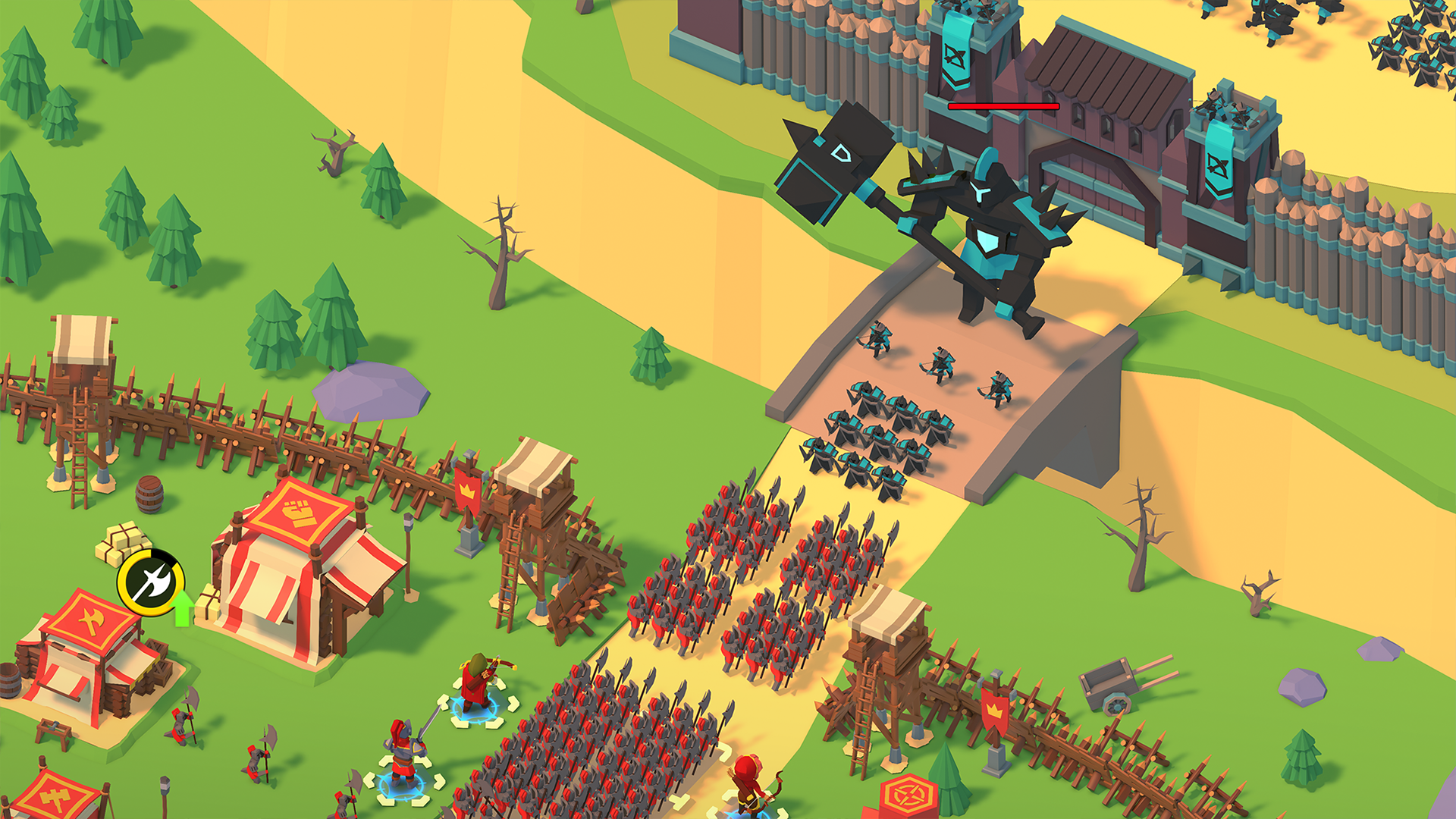 اسکرین شات 2 بازی Idle Siege: War Tycoon Game