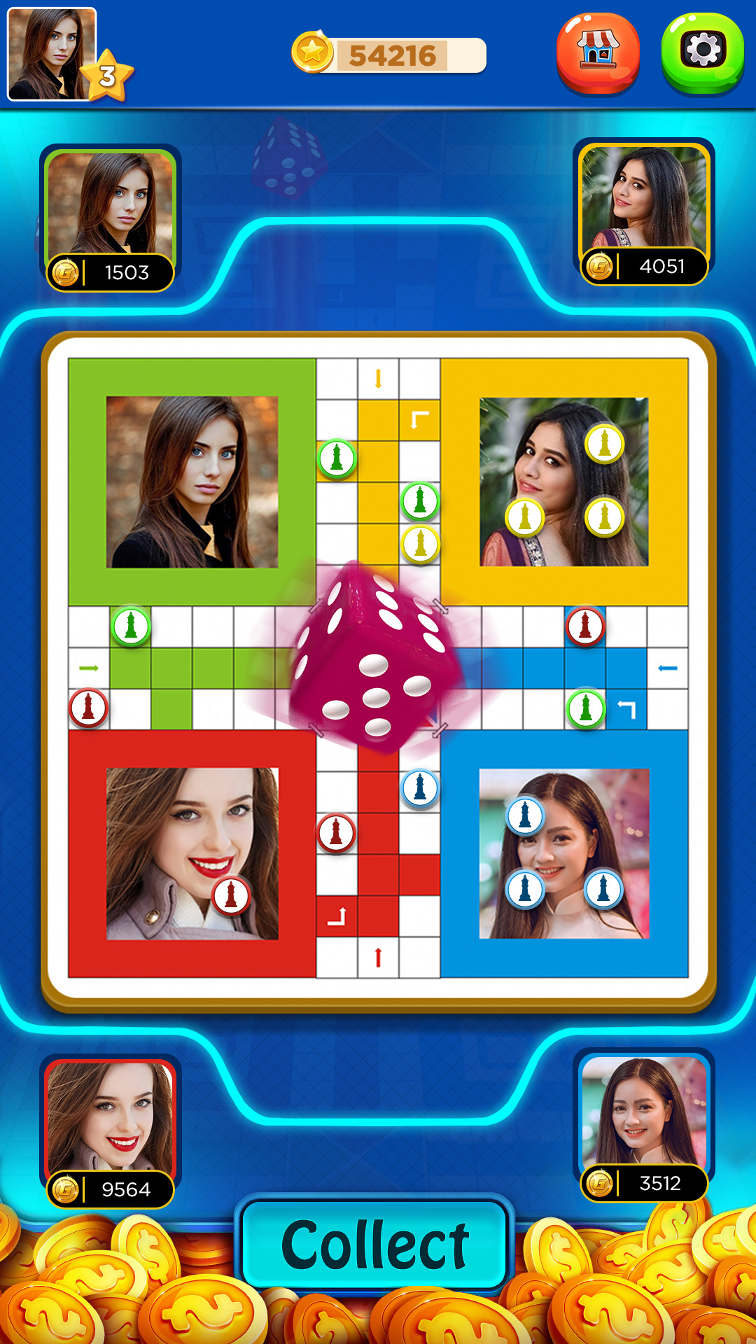 اسکرین شات 1 برنامه Super Ludo Classic