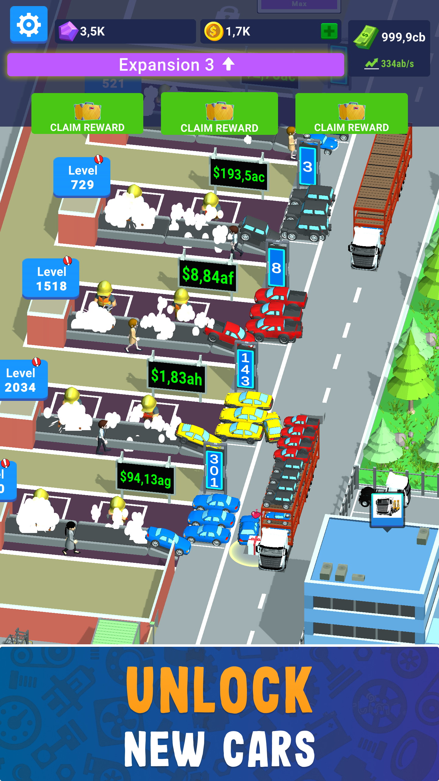 اسکرین شات 4 بازی Car Factory - AI Tycoon Sim