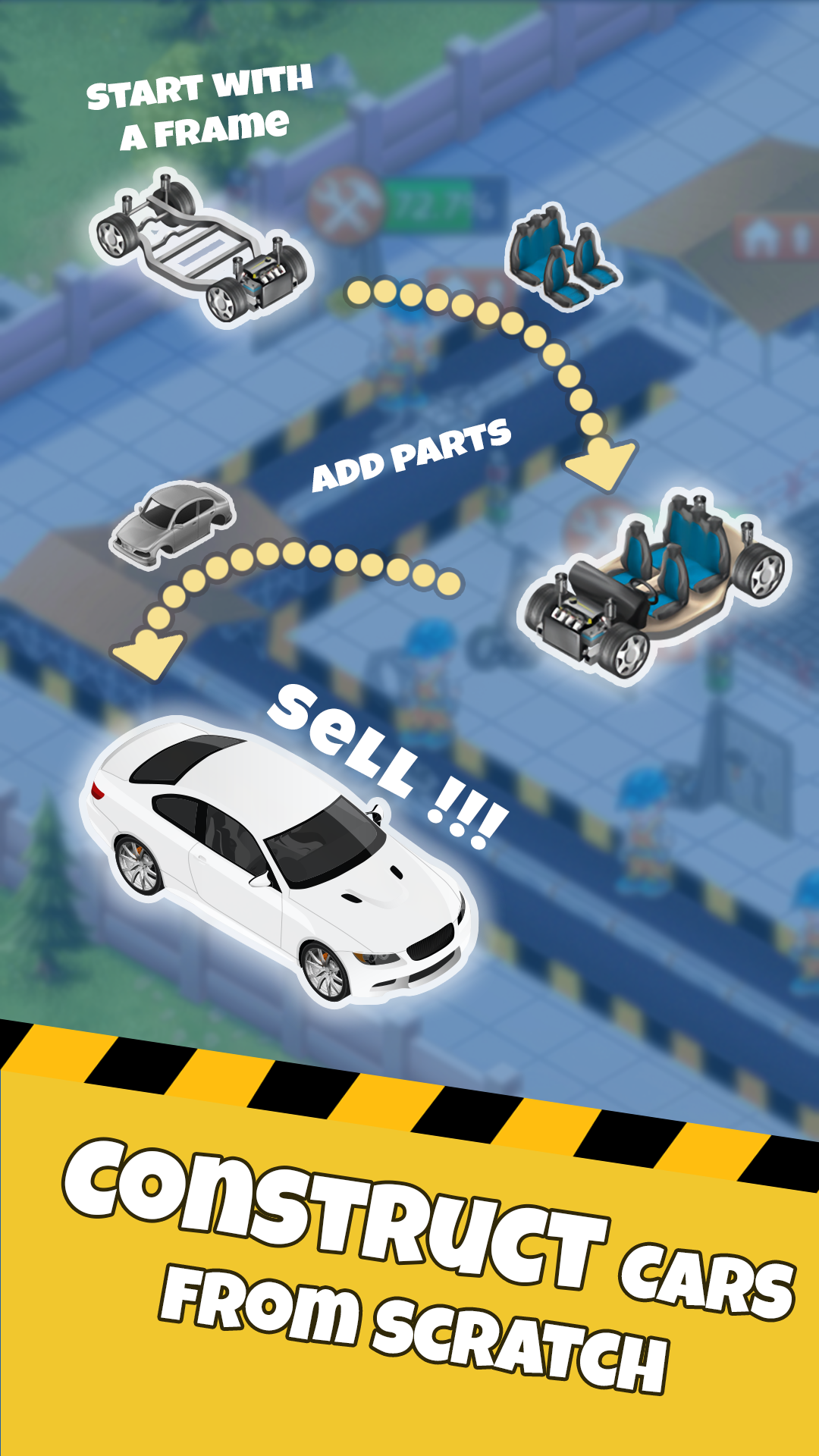 اسکرین شات 2 بازی Idle Car Factory: Car Builder