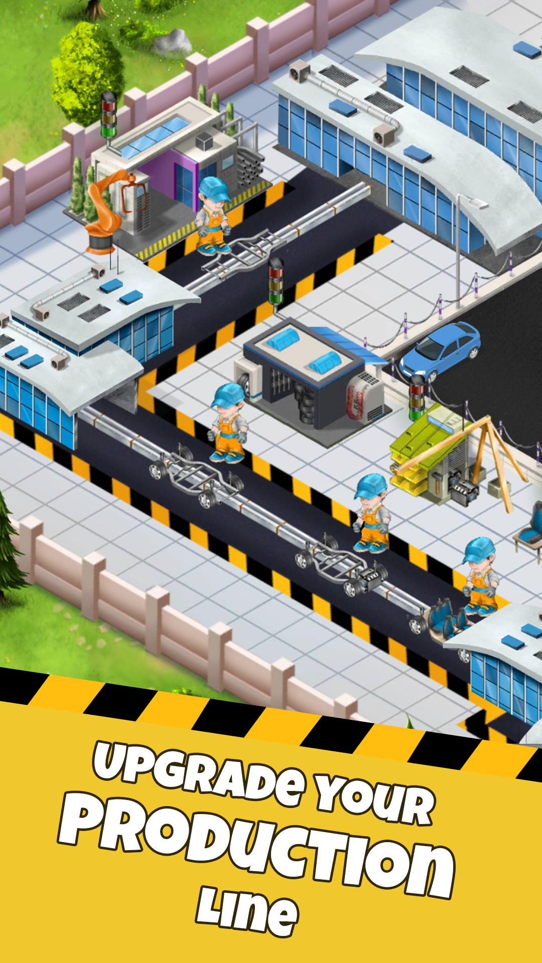اسکرین شات 4 بازی Idle Car Factory: Car Builder