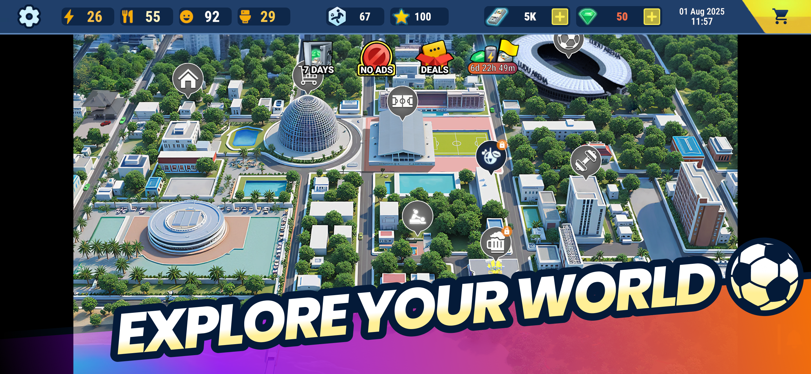 اسکرین شات 4 بازی Soccer Life Simulator