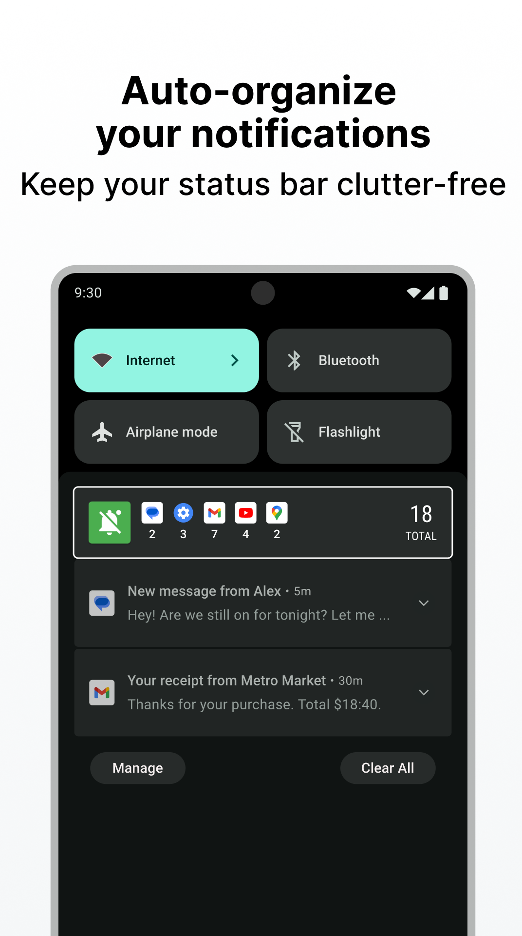 اسکرین شات 1 برنامه Notification History