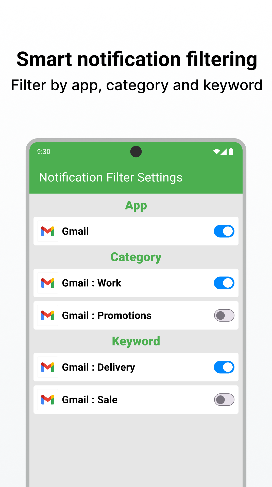 اسکرین شات 4 برنامه Notification History