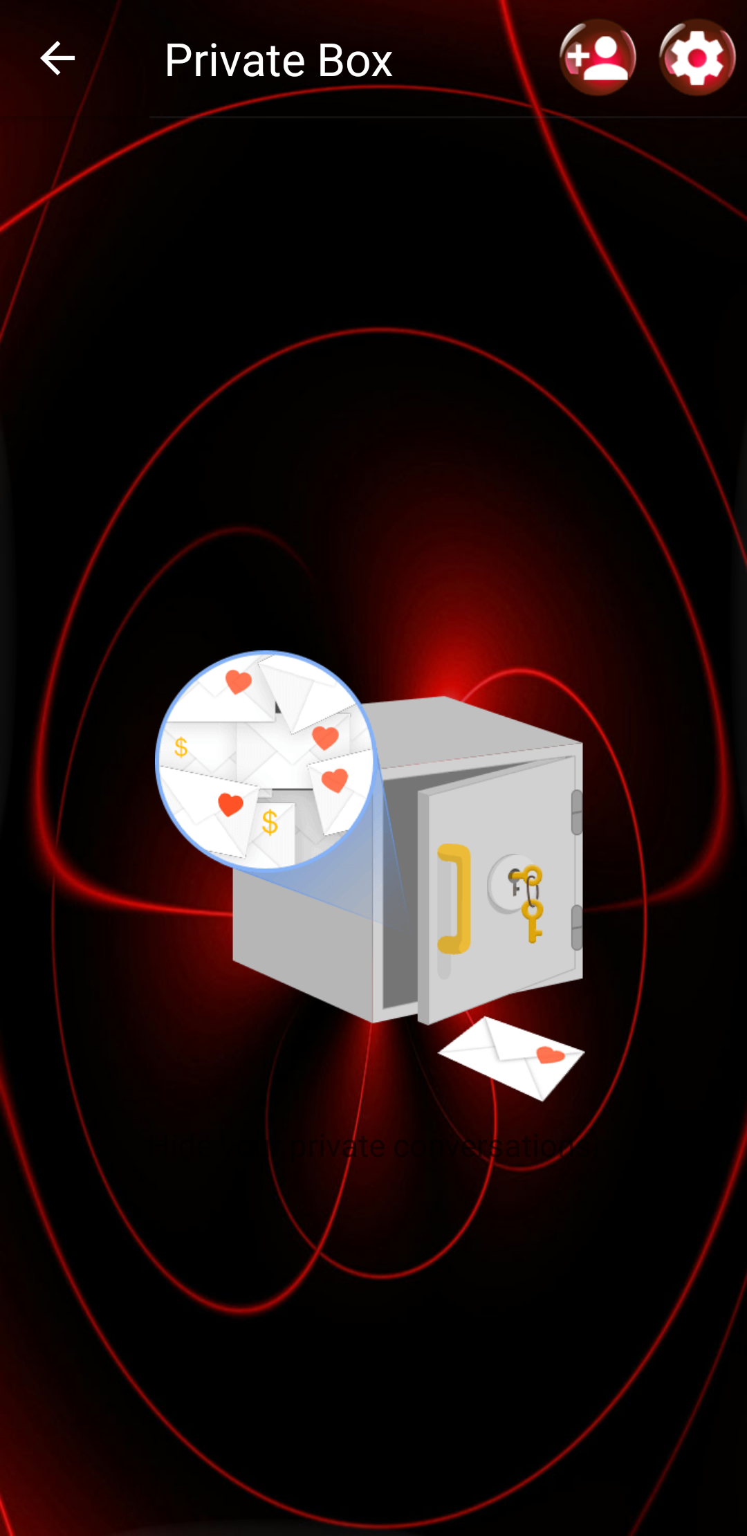 اسکرین شات 8 برنامه SMS Theme Sphere Red - black