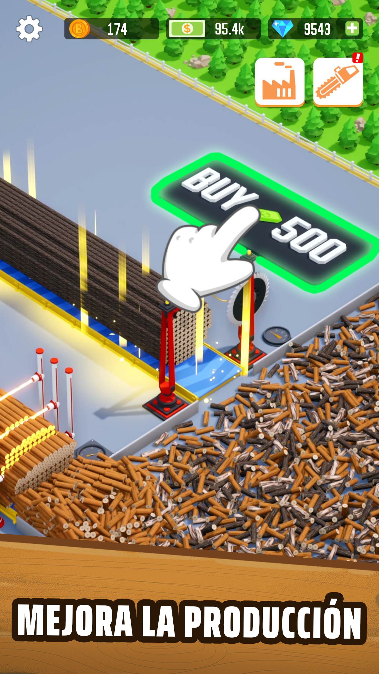 اسکرین شات 2 بازی Idle Lumber Empire: Jeu Tycoon