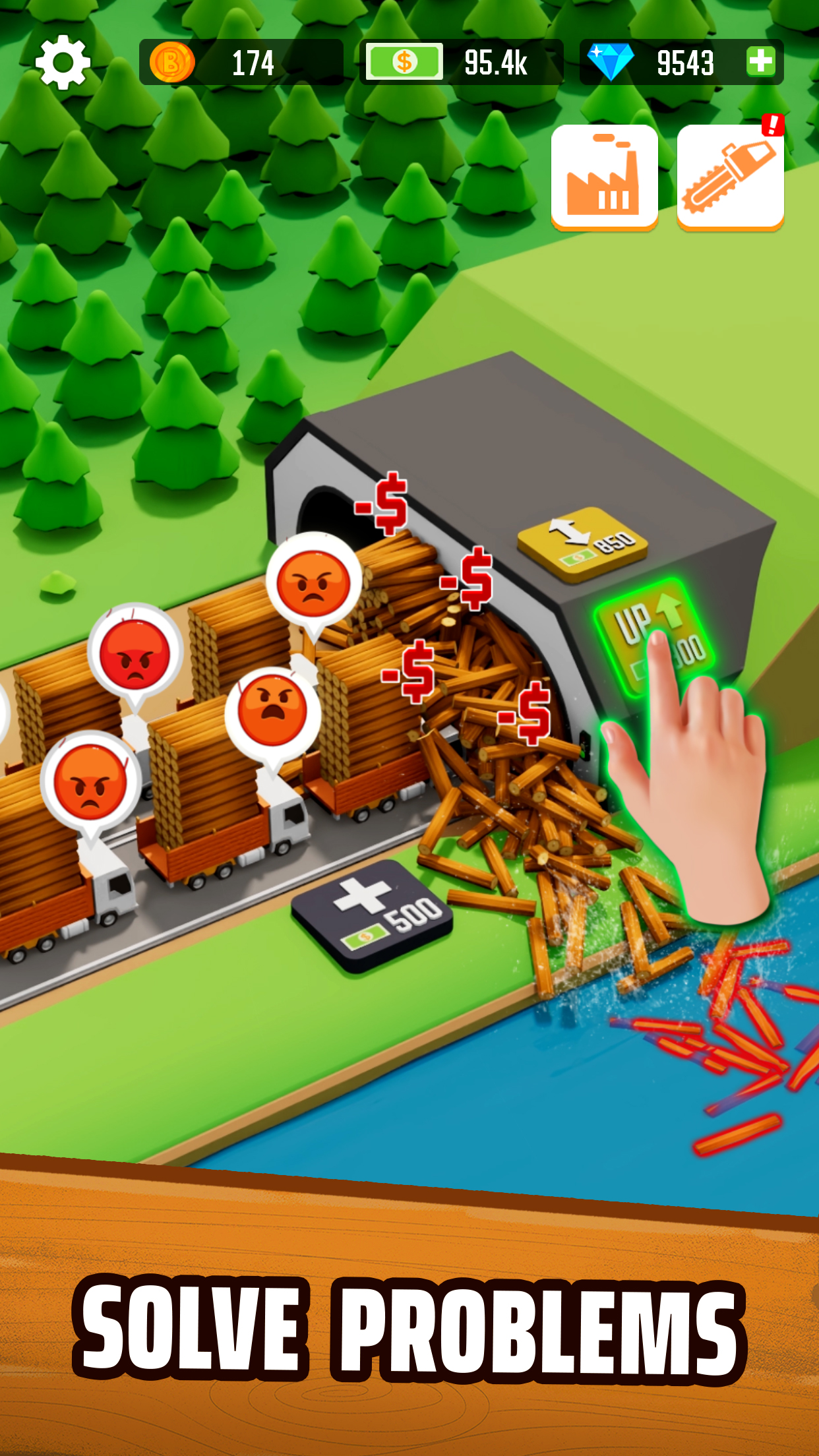 اسکرین شات 1 بازی Idle Lumber Empire Magnate