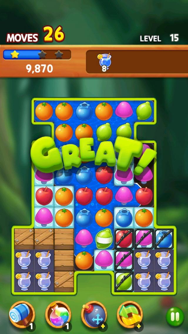 اسکرین شات 4 بازی Fruits Match3 Magic Master