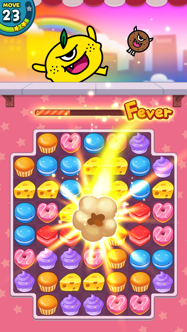 اسکرین شات 6 بازی Sweet Monster Match3 Puzzle