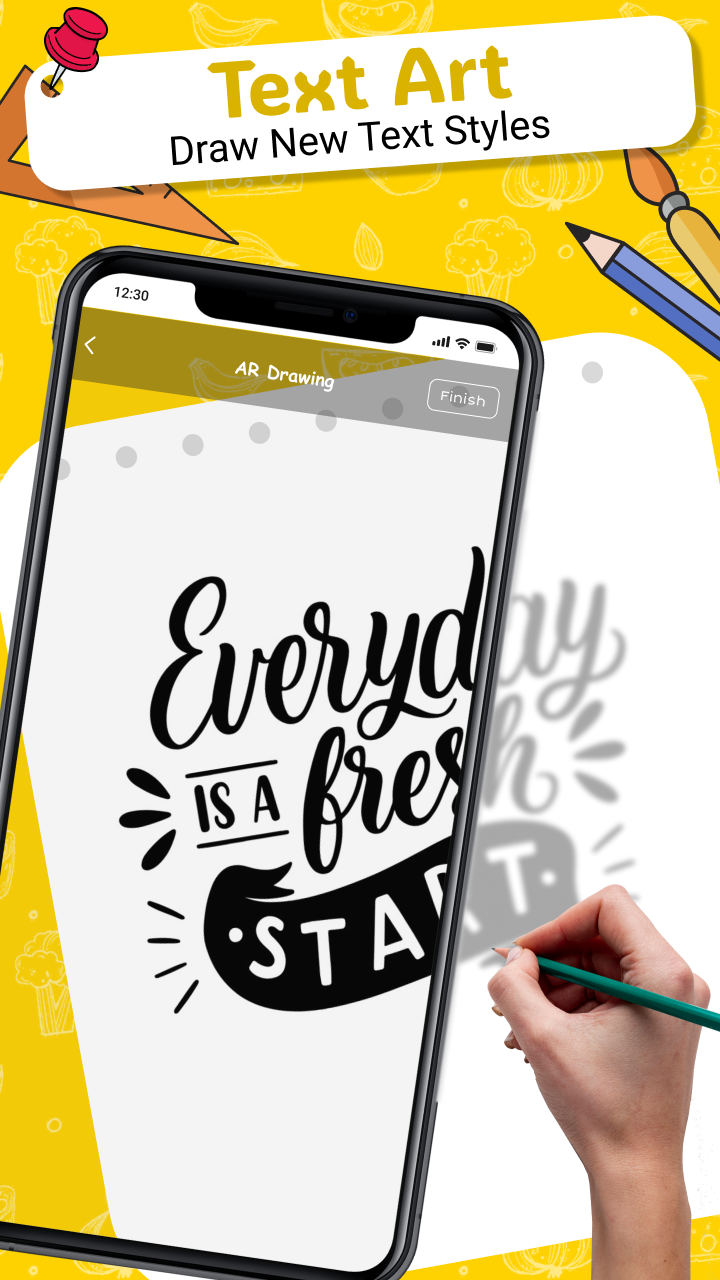 اسکرین شات 6 برنامه AR Drawing: Paint & Sketch Art