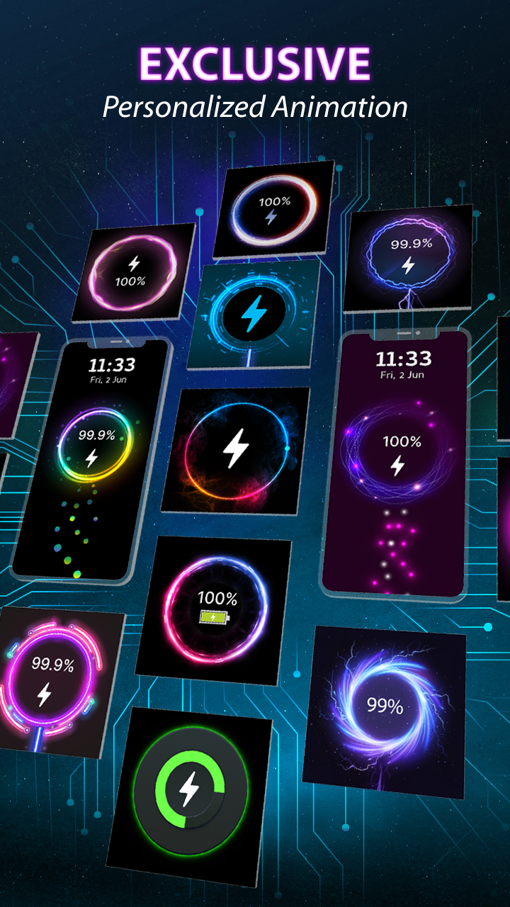 اسکرین شات 5 برنامه Battery Charger Animation Art