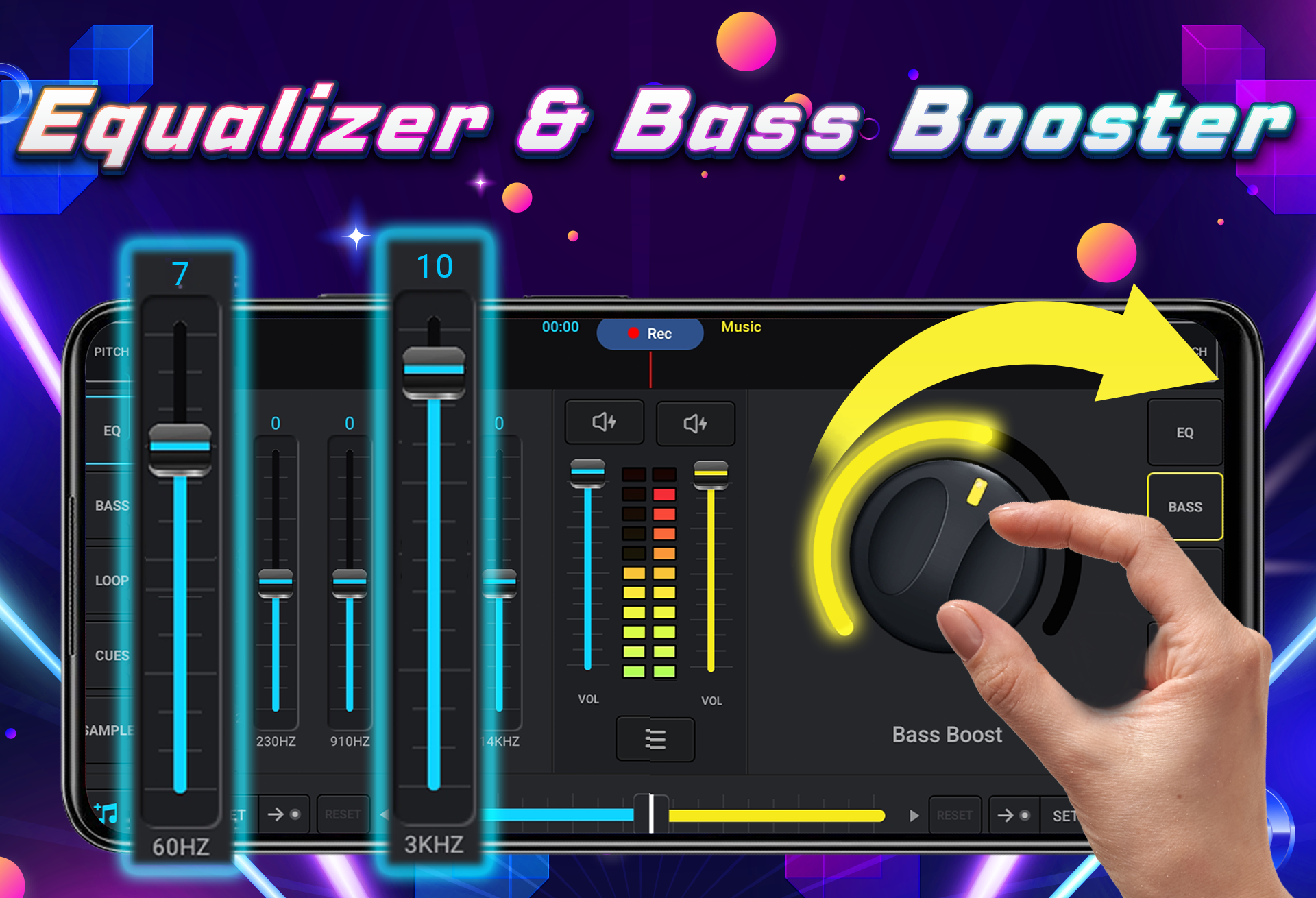 اسکرین شات 3 برنامه DJ Mixer Music: Virtual DJ Mix