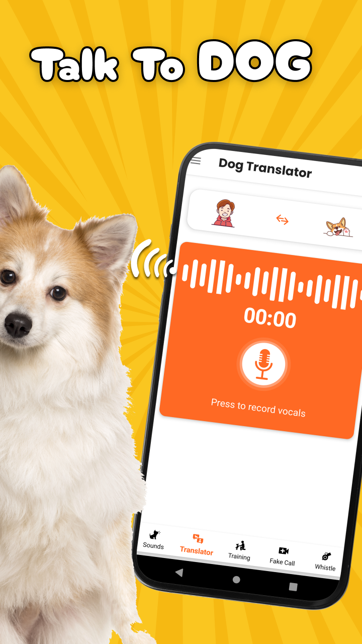 اسکرین شات 4 برنامه Dog Translator Prank Simulator