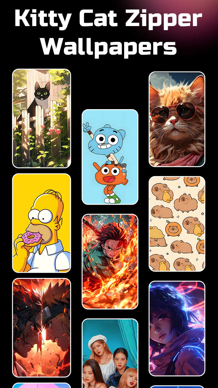 اسکرین شات 4 برنامه Zipper Lock Screen Wallpapers