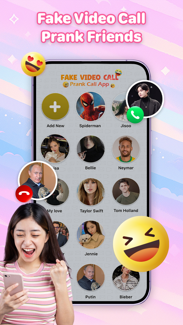 اسکرین شات 7 برنامه Prank Call - Fake Call Video