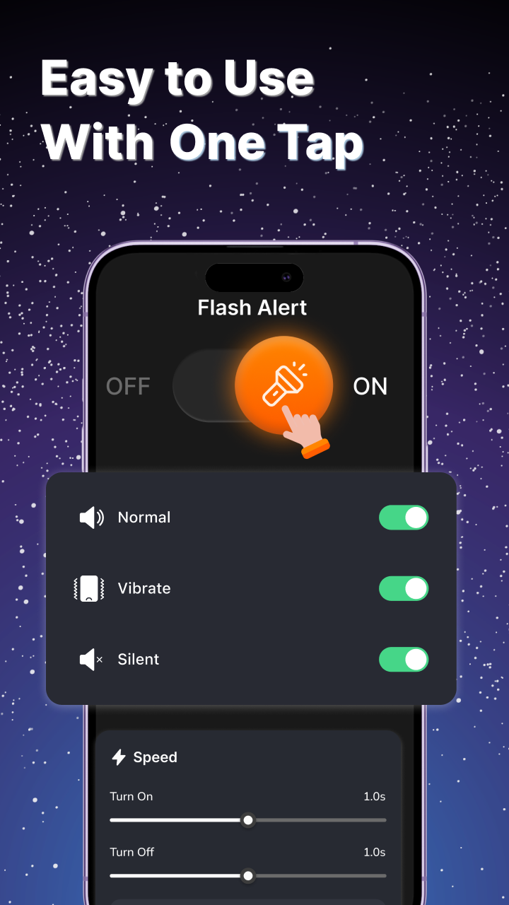 اسکرین شات 8 برنامه Flashlight - Flash Alert App