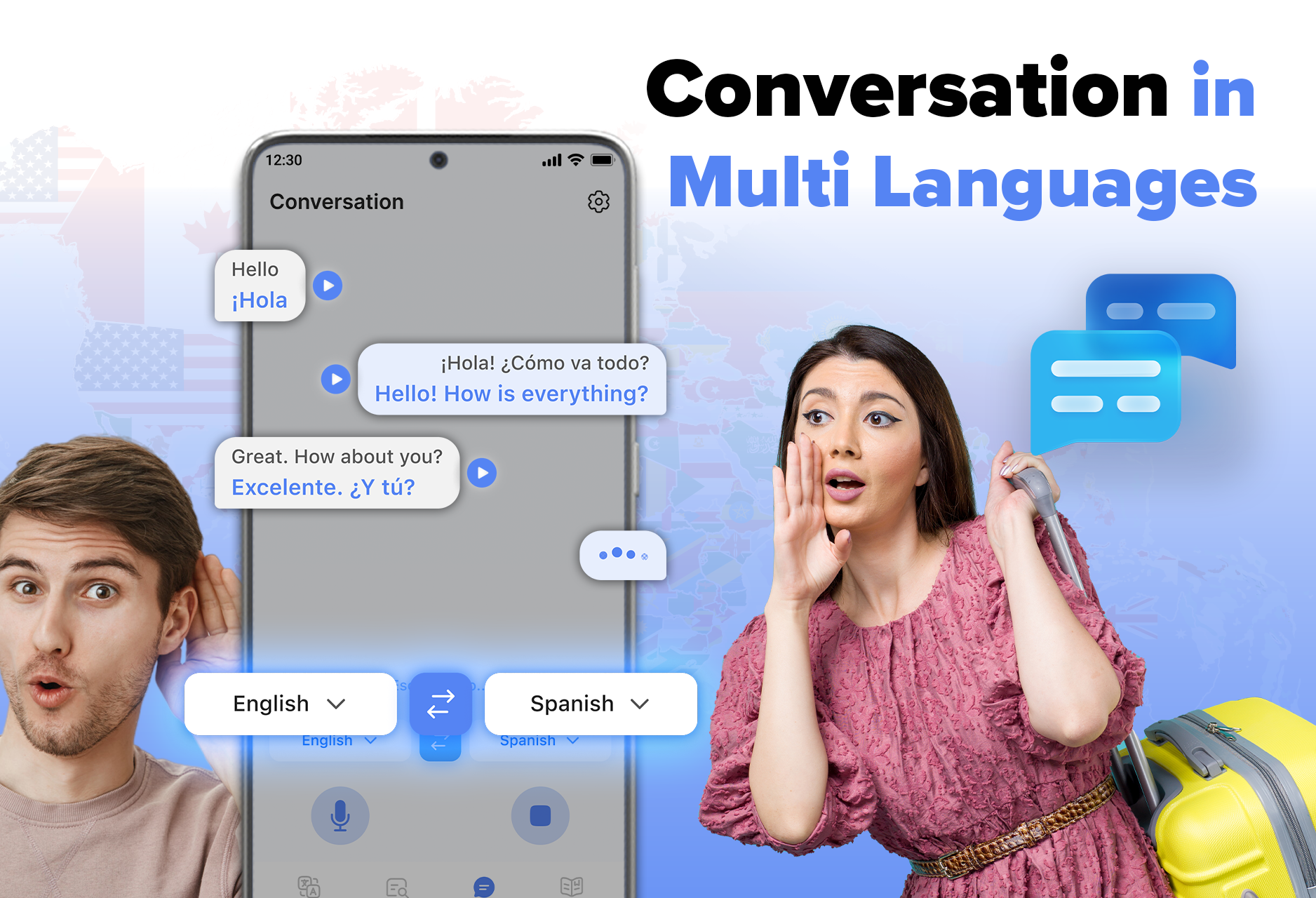 اسکرین شات 5 برنامه Language Translator, Translate
