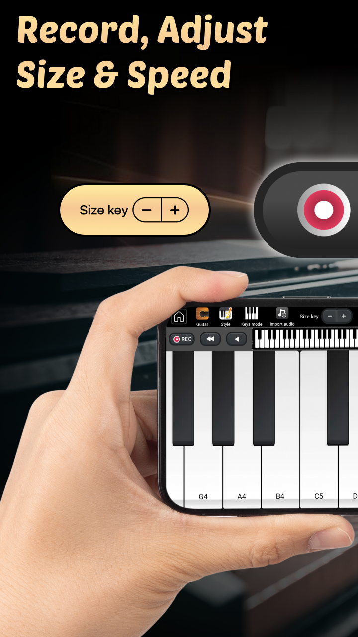 اسکرین شات 5 برنامه Learn Piano - Piano lessons